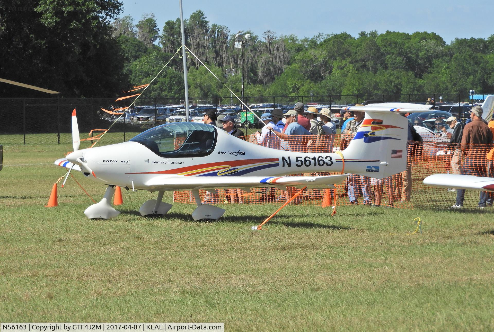 N56163, 2007 ATEC 322 Faeta C/N F 361007 LSA, N56163  at Sun 'n Fun, Lakeland 7.4.17