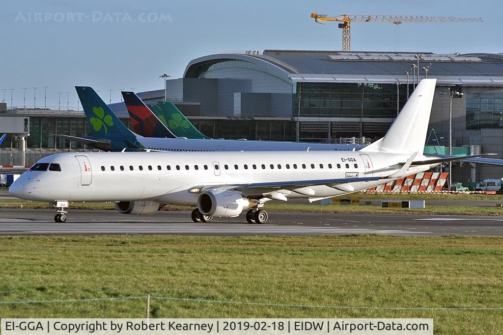 EI-GGA, 2008 Embraer ERJ 190-200LR C/N 19000184, Lining up R/W 28