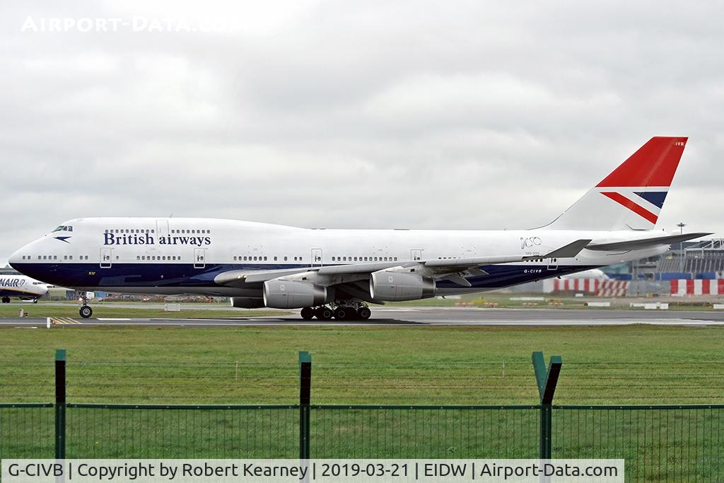 G-CIVB, 1994 Boeing 747-436 C/N 25811, The 'Negus' livery departing back to LHR