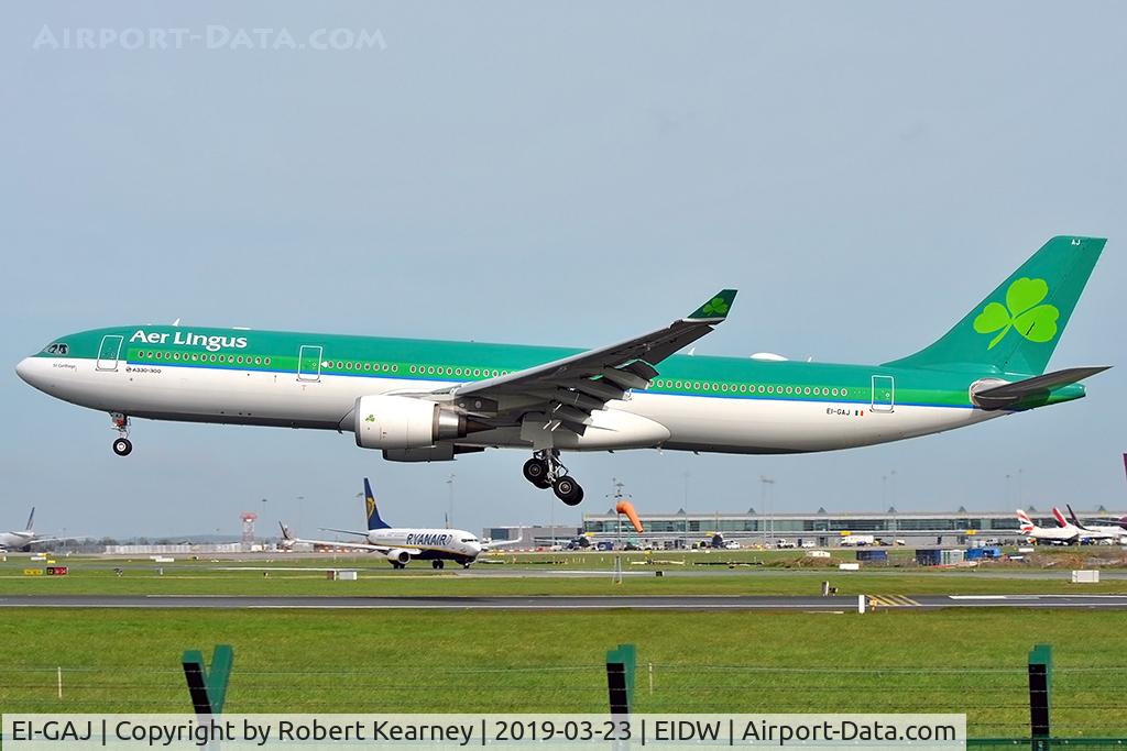 EI-GAJ, 2017 Airbus A330-302 C/N 1791, Short finals R/W 28