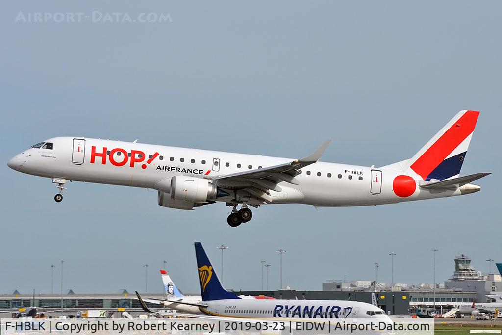 F-HBLK, 2018 Embraer 190STD (ERJ-190-100) C/N 19000760, Short finals R/W 28