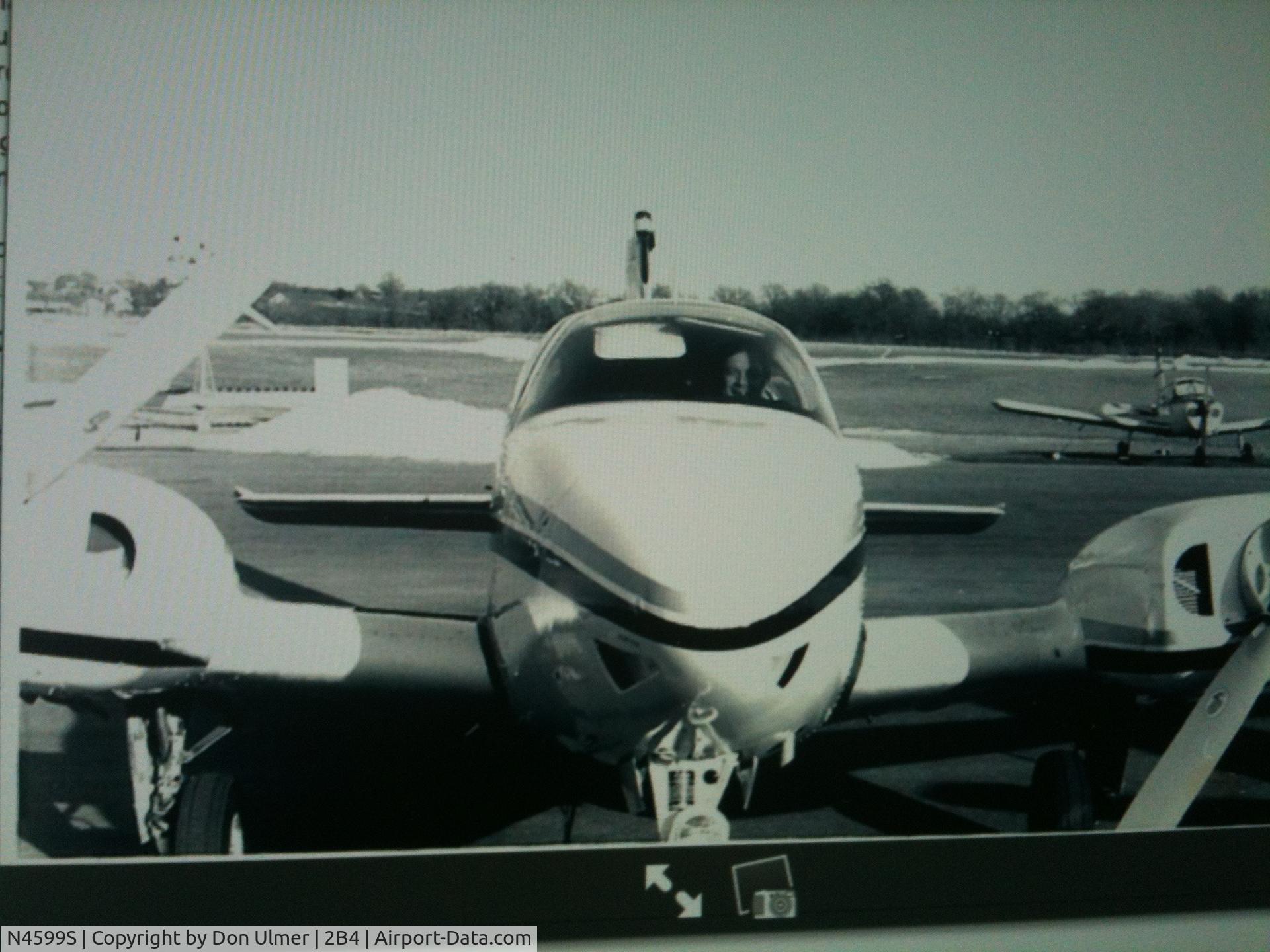 N4599S, 1975 Beech 95-B55 (T42A) Baron C/N TC-1905, At Newport, RI 1978