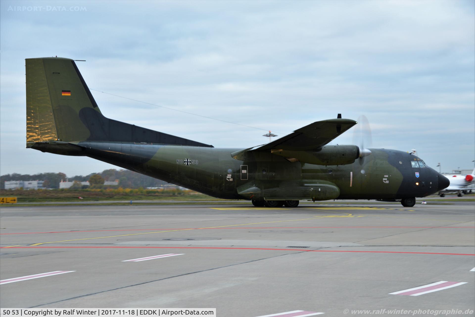 50 53, Transall C-160D C/N D75, Transall C-160D - GAF German Air Force - D75 - 50+53 - 18.11.2017 - CGN