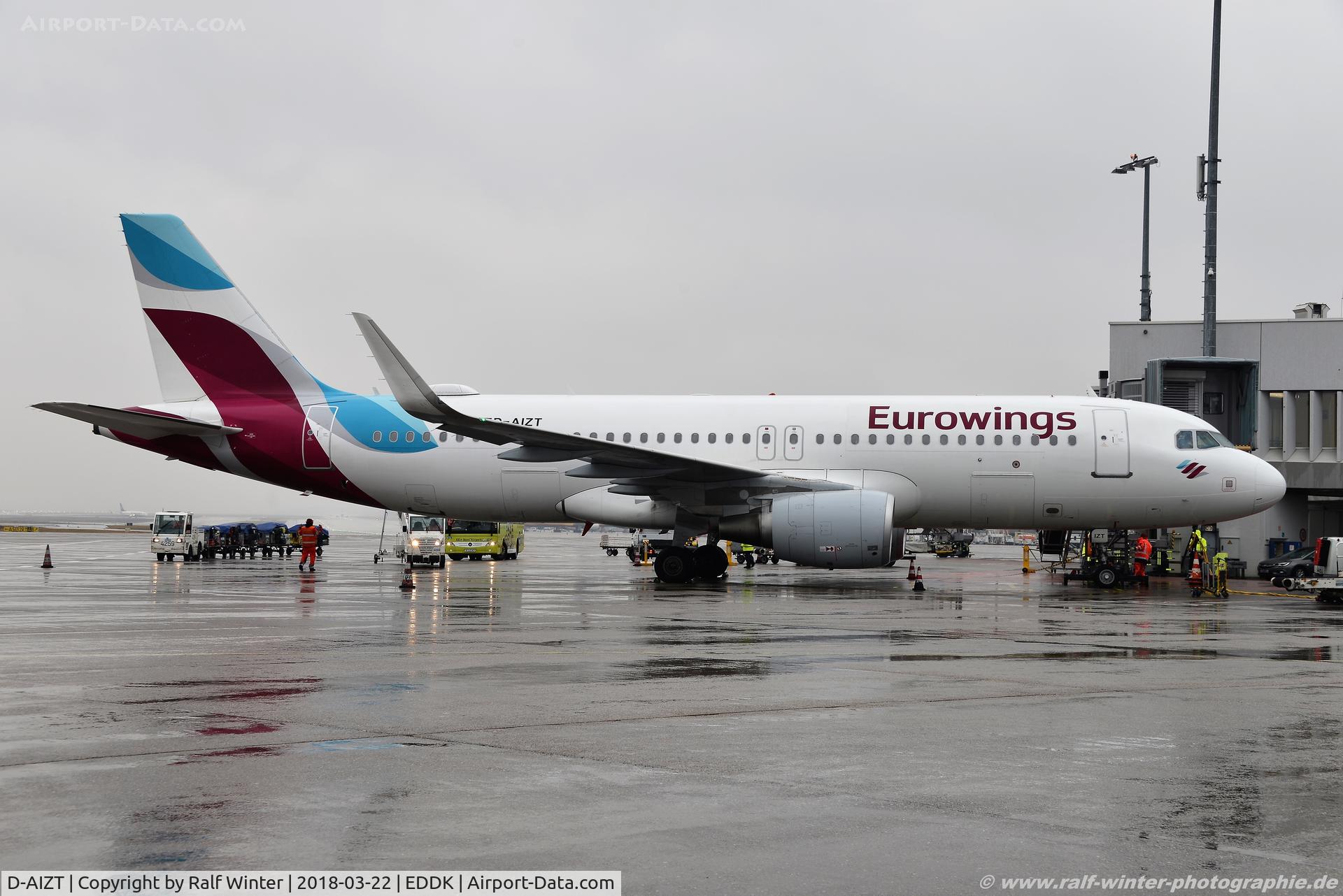 D-AIZT, 2013 Airbus A320-214 C/N 5601, Airbus A320-24(W) - EW EWG Eurowings ex. Lufthansa - 5001 - D-AIZT - 22.03.2018 - CGN
