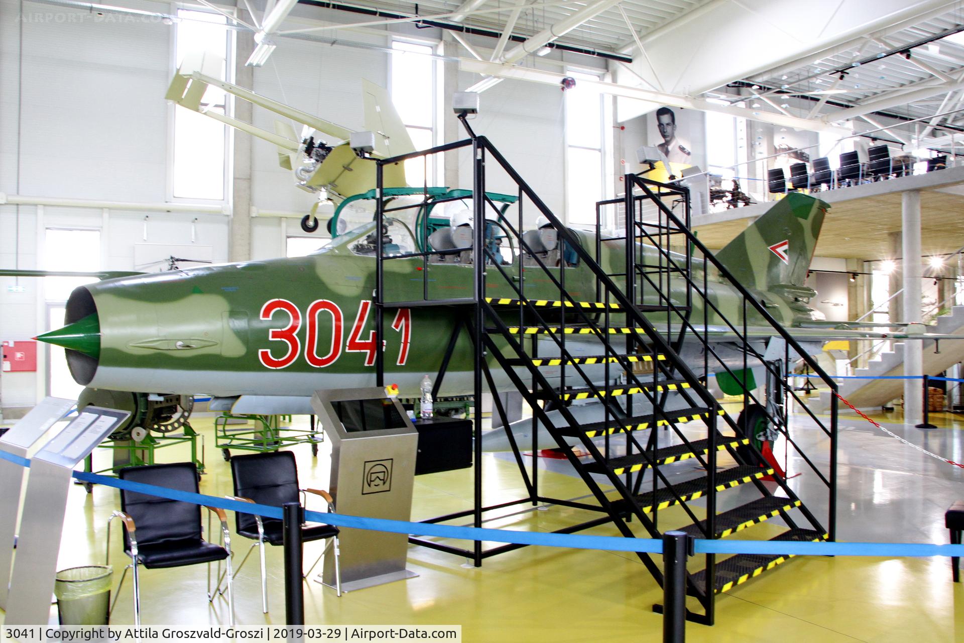 3041, 1974 Mikoyan-Gurevich MiG-21UM C/N 516903041, RepTár. Szolnok aviation history museum, Hungary