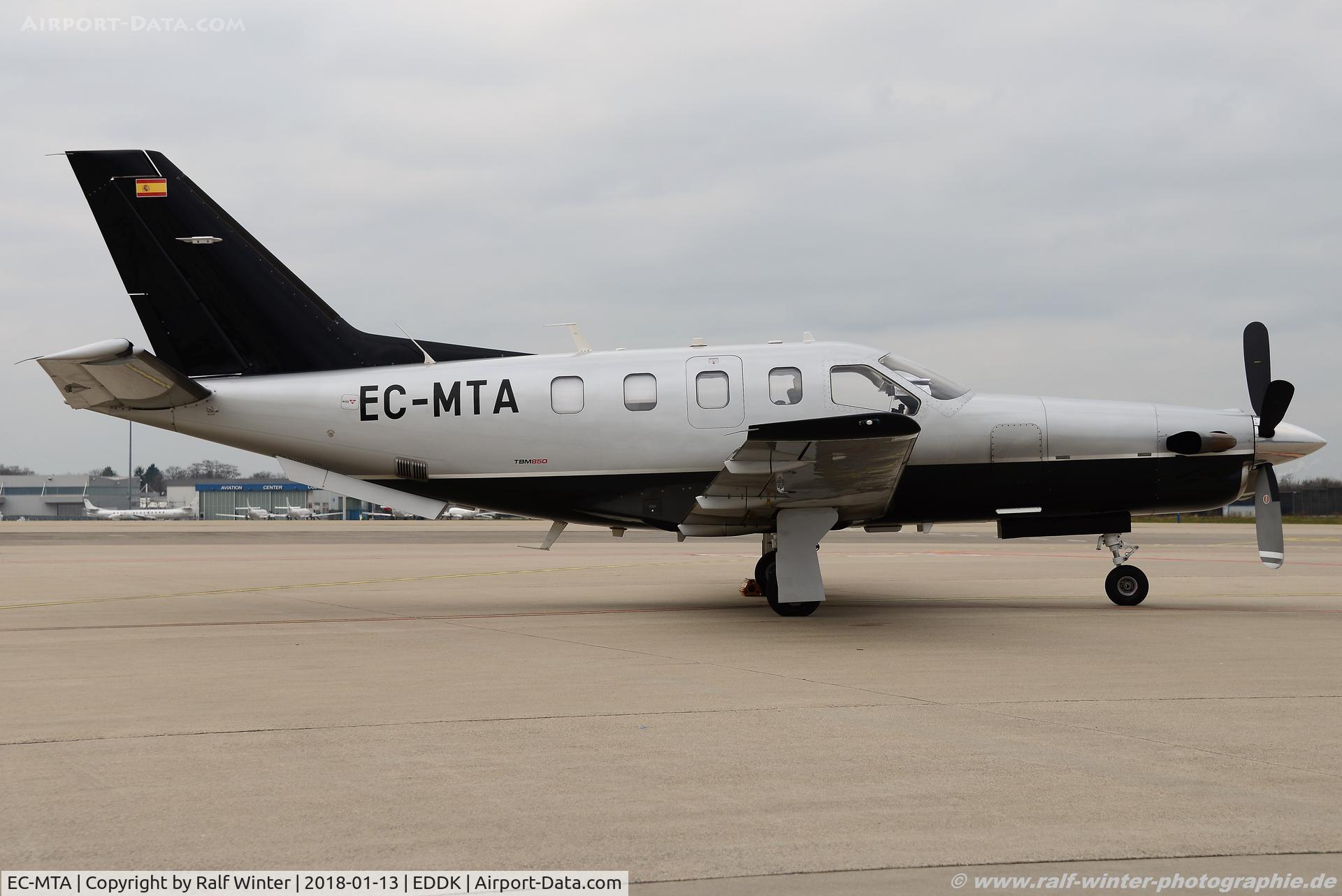 EC-MTA, 2008 Socata TBM-700 (850) C/N 479, Socata TBM-700N - Dareva Aero SL - 479 - EC-MTA - 13.01.2018 - CGN