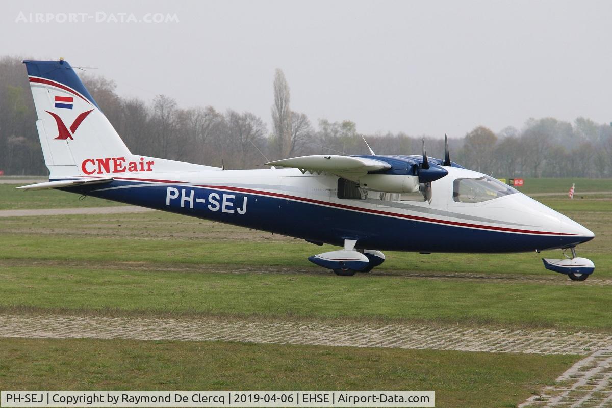 PH-SEJ, 1974 Partenavia P-68B Victor C/N 19, At home base Breda Airport.
