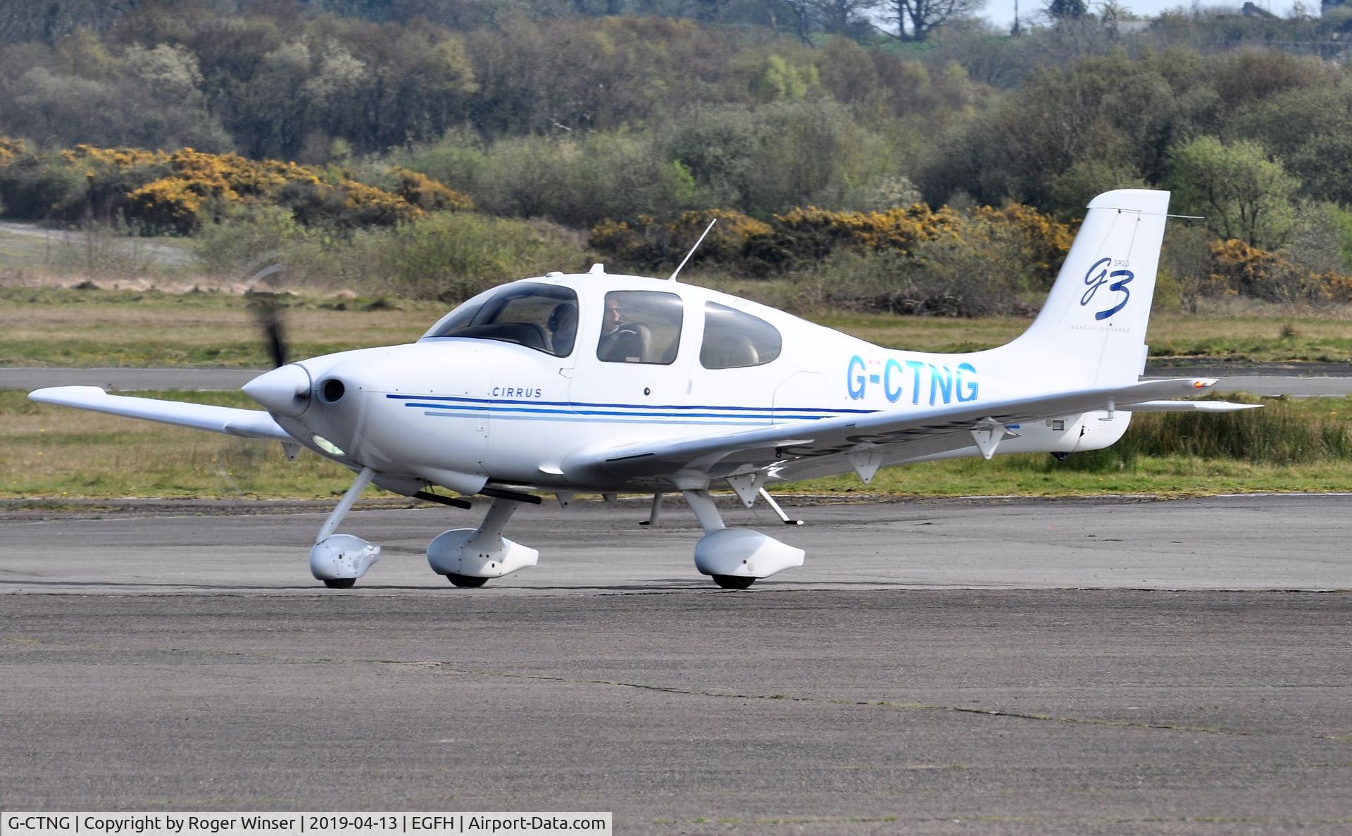 G-CTNG, 2008 Cirrus SR20 C/N 2012, Visiting SR20.