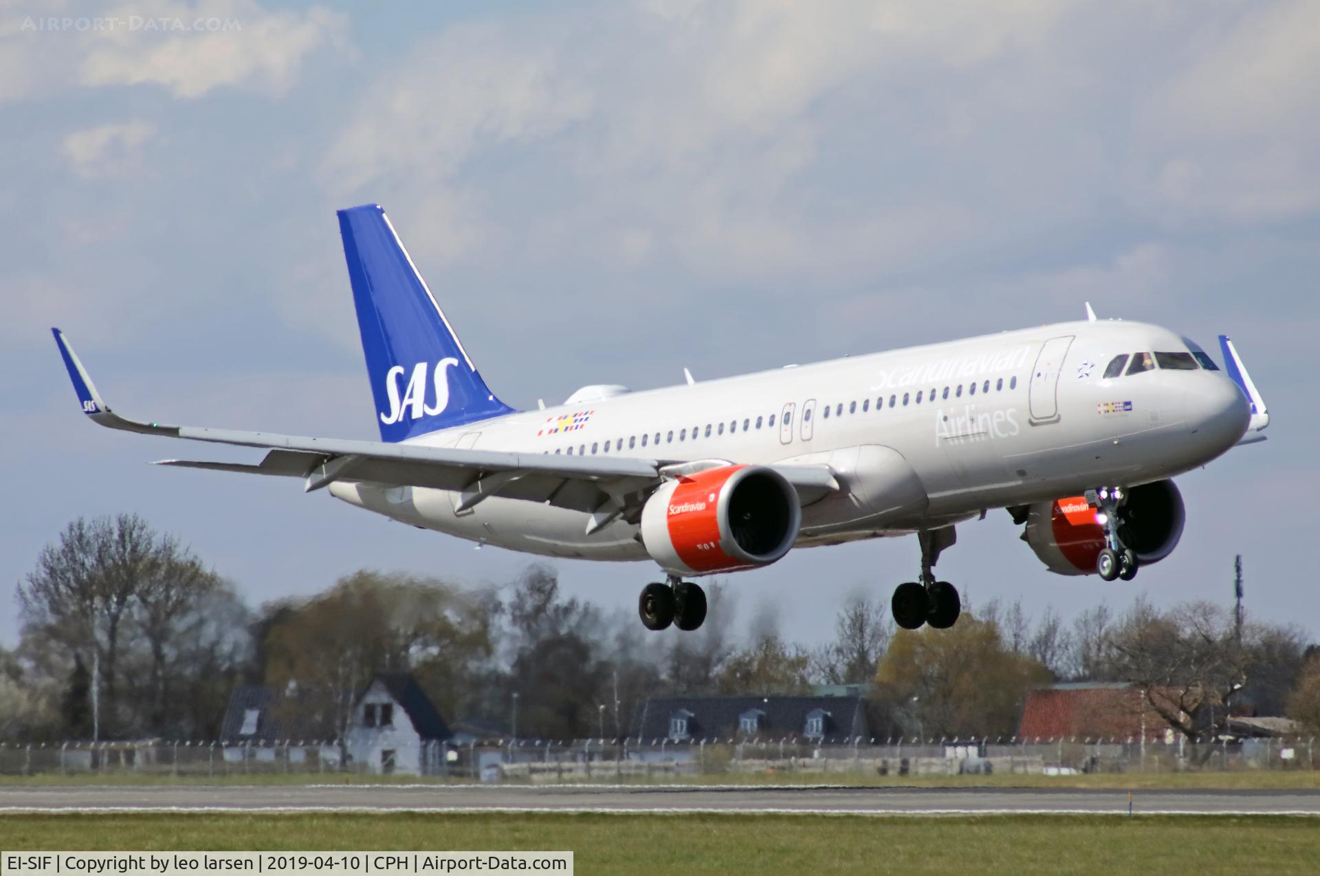 EI-SIF, 2018 Airbus A320-251N C/N 8109, Copenhagen 10.4.2019