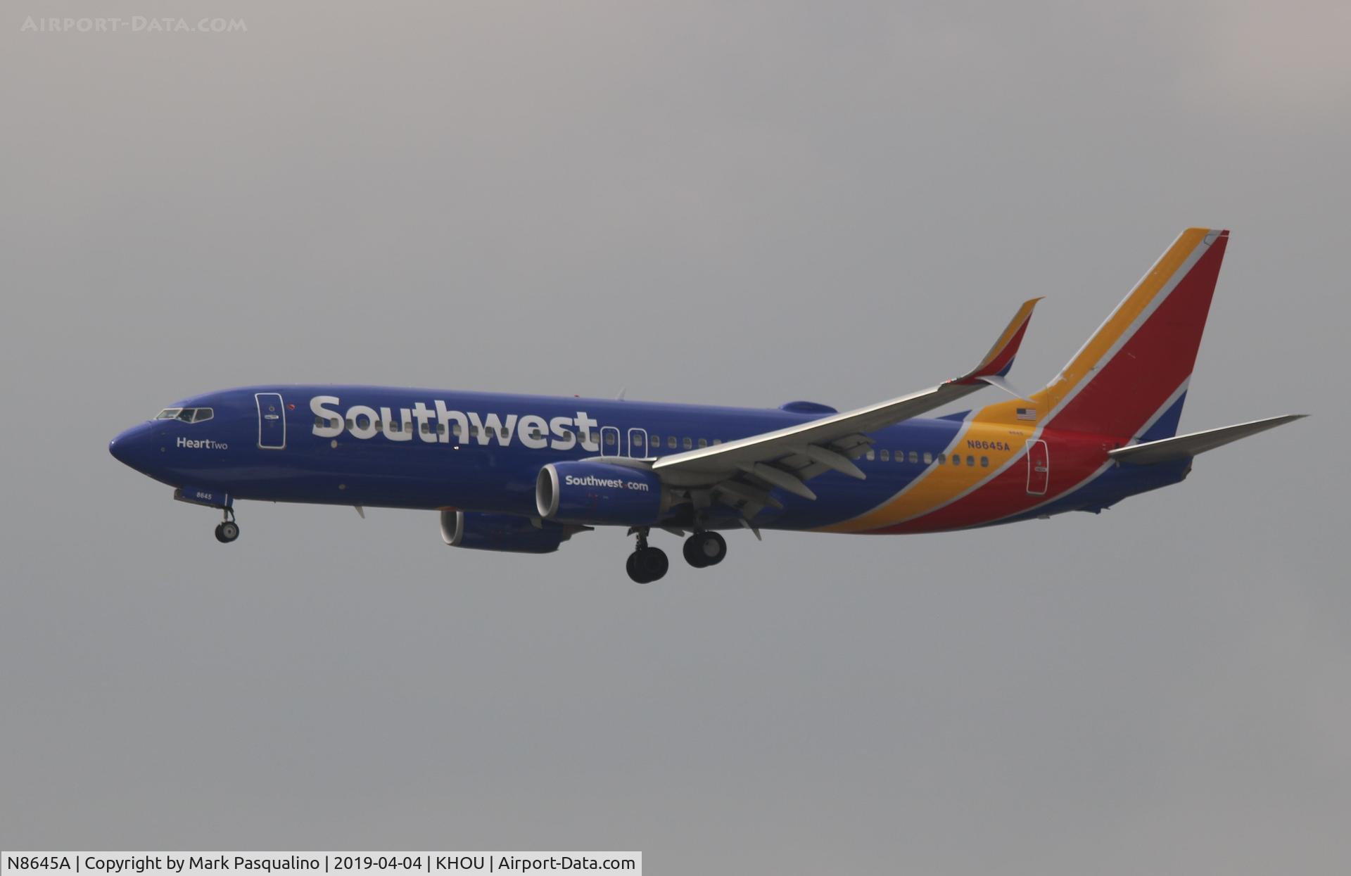 N8645A, 2014 Boeing 737-8H4 C/N 36907, Boeing 737-8H4