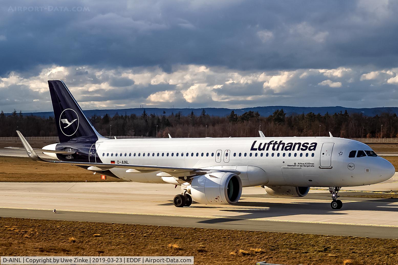 D-AINL, 2018 Airbus A320-271N C/N 8383, new runway