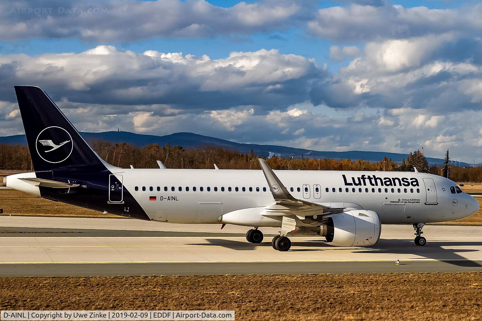 D-AINL, 2018 Airbus A320-271N C/N 8383, new runway