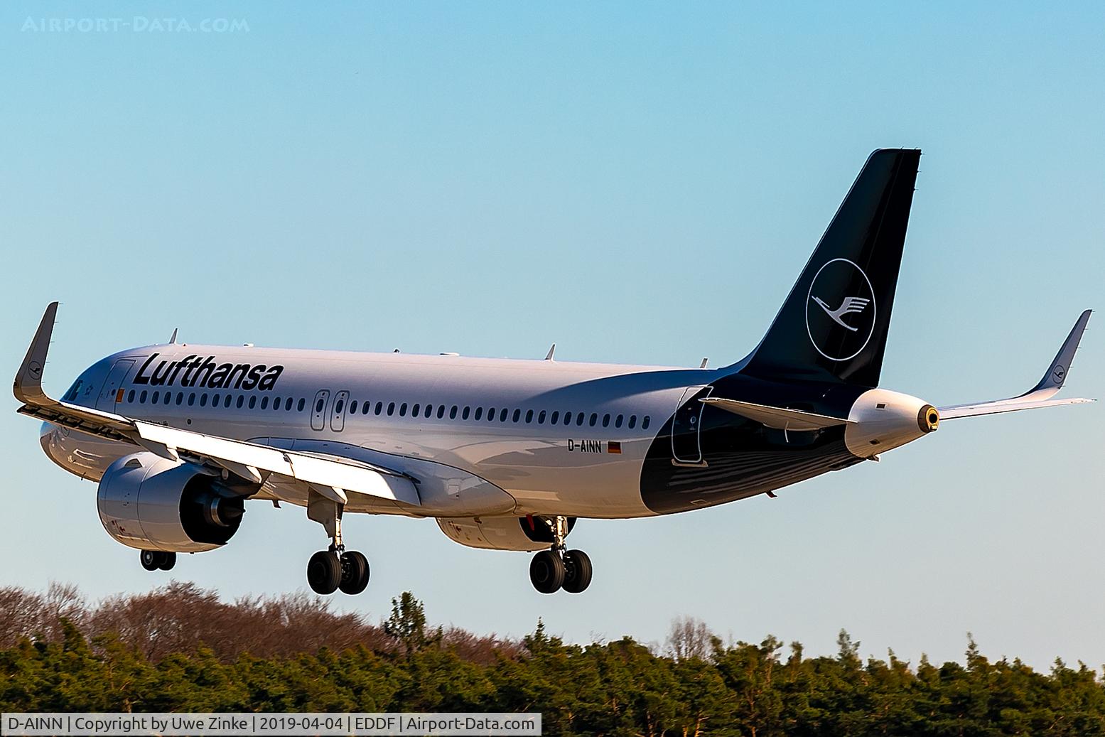 D-AINN, 2018 Airbus A320-271N C/N 8491, short final RWY. north west
