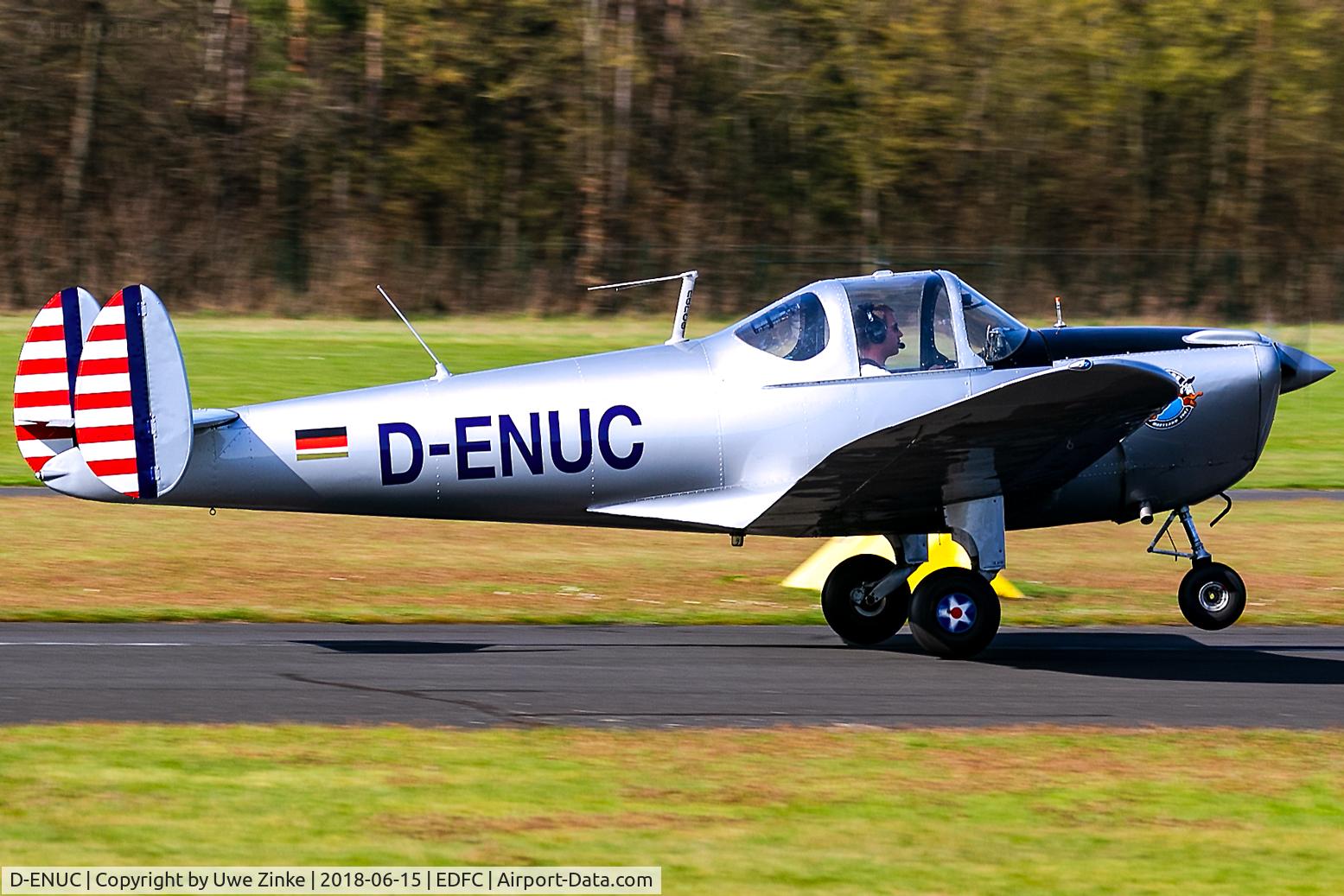 D-ENUC, 1947 Erco 415D Ercoupe C/N 4718, Verkehrslandeplatz Aschaffenburg