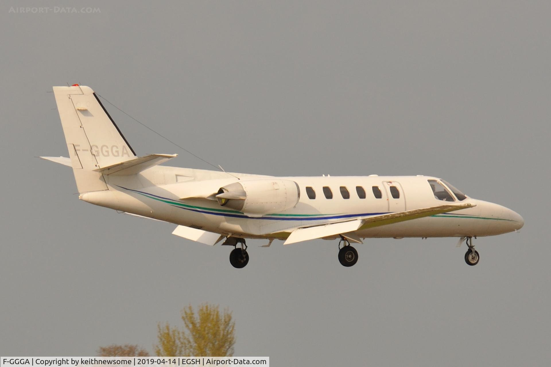 F-GGGA, 1988 Cessna 550 Citation II C/N 550-0586, Nice Visitor.