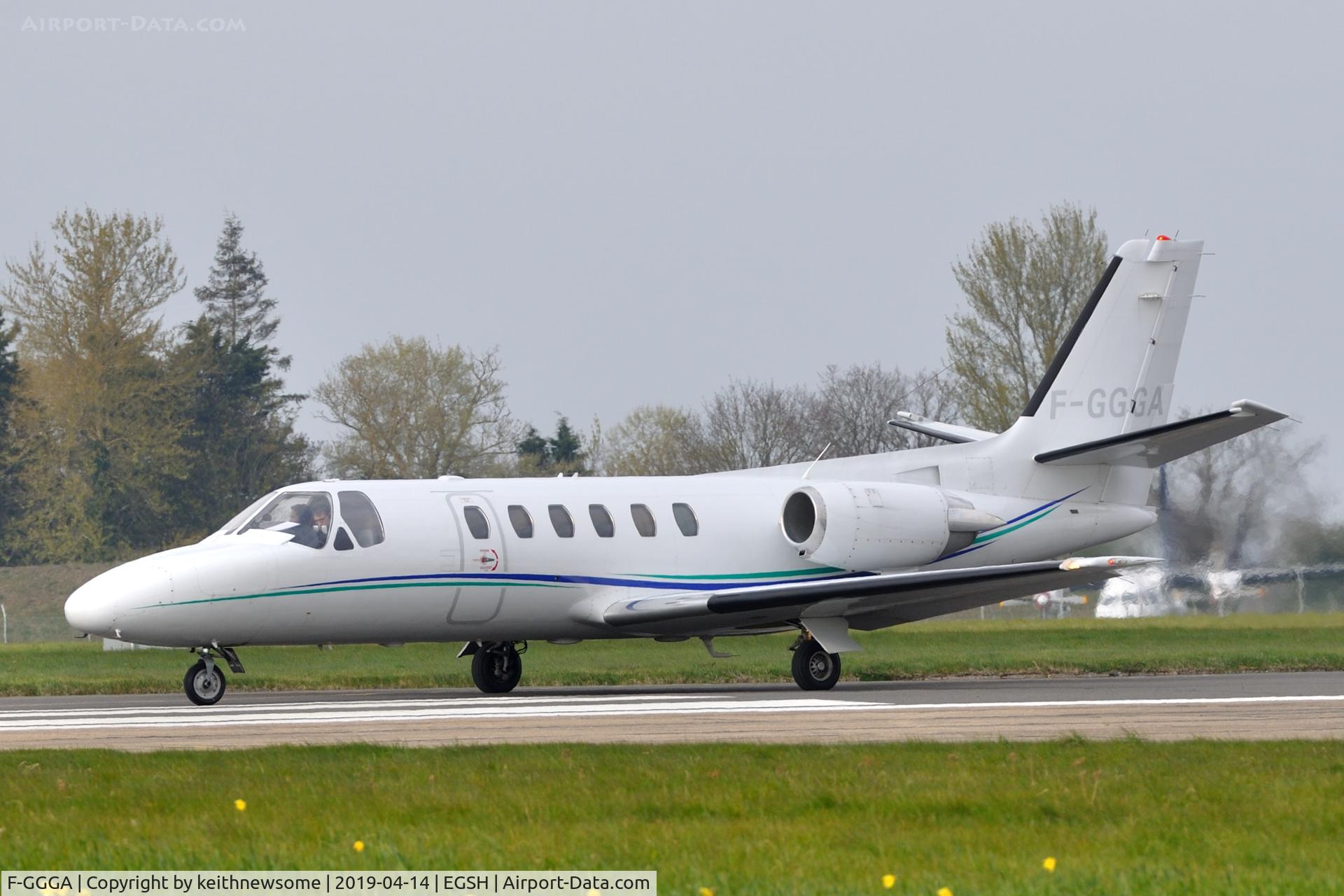 F-GGGA, 1988 Cessna 550 Citation II C/N 550-0586, Nice Visitor.
