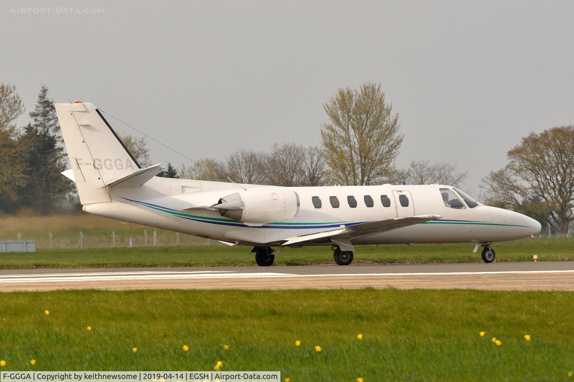 F-GGGA, 1988 Cessna 550 Citation II C/N 550-0586, Nice Visitor.