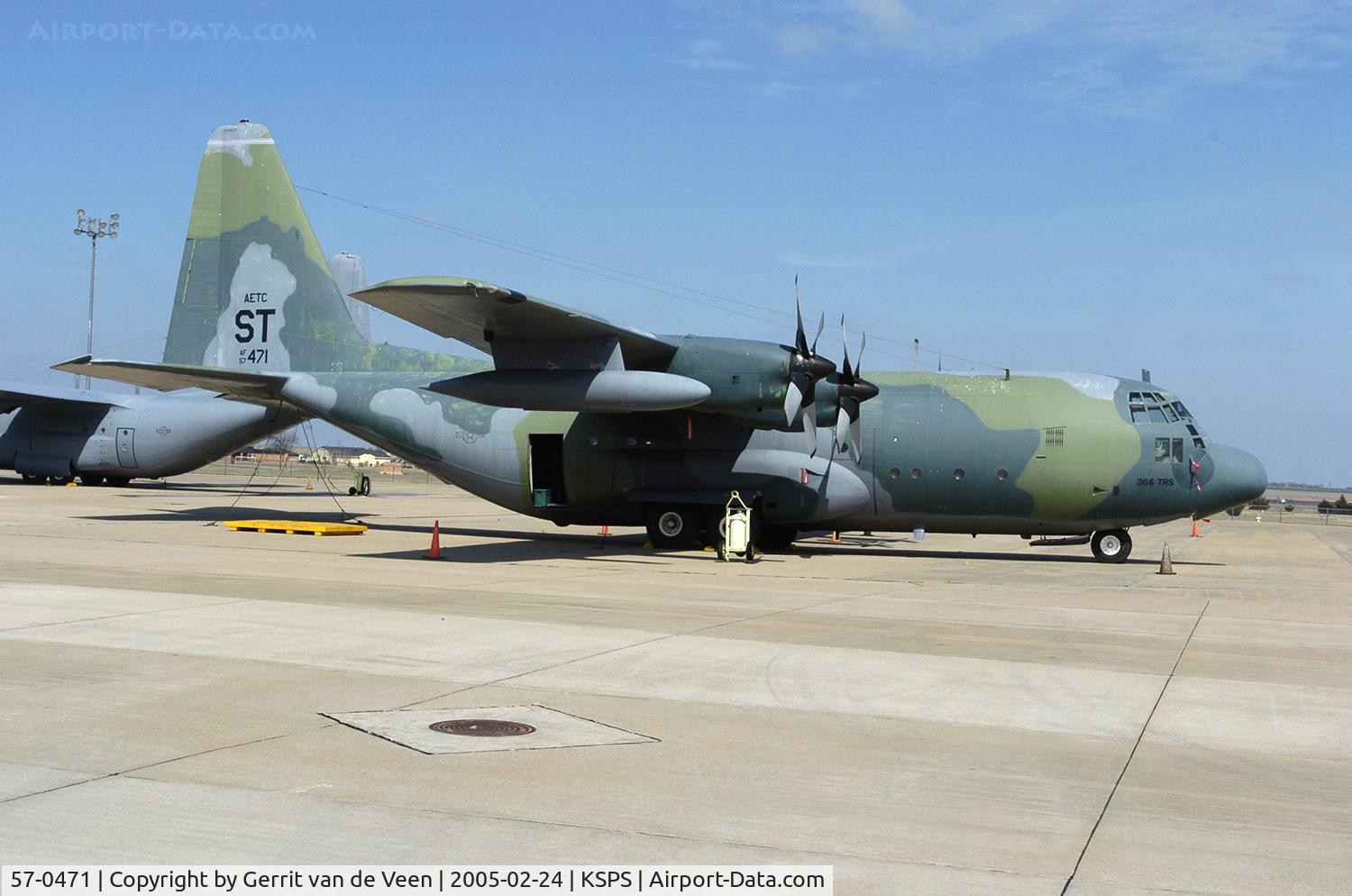 57-0471, 1958 Lockheed C-130A Hercules C/N 3178, Tail title AFTC and nose shows 366TRS, now GC130A