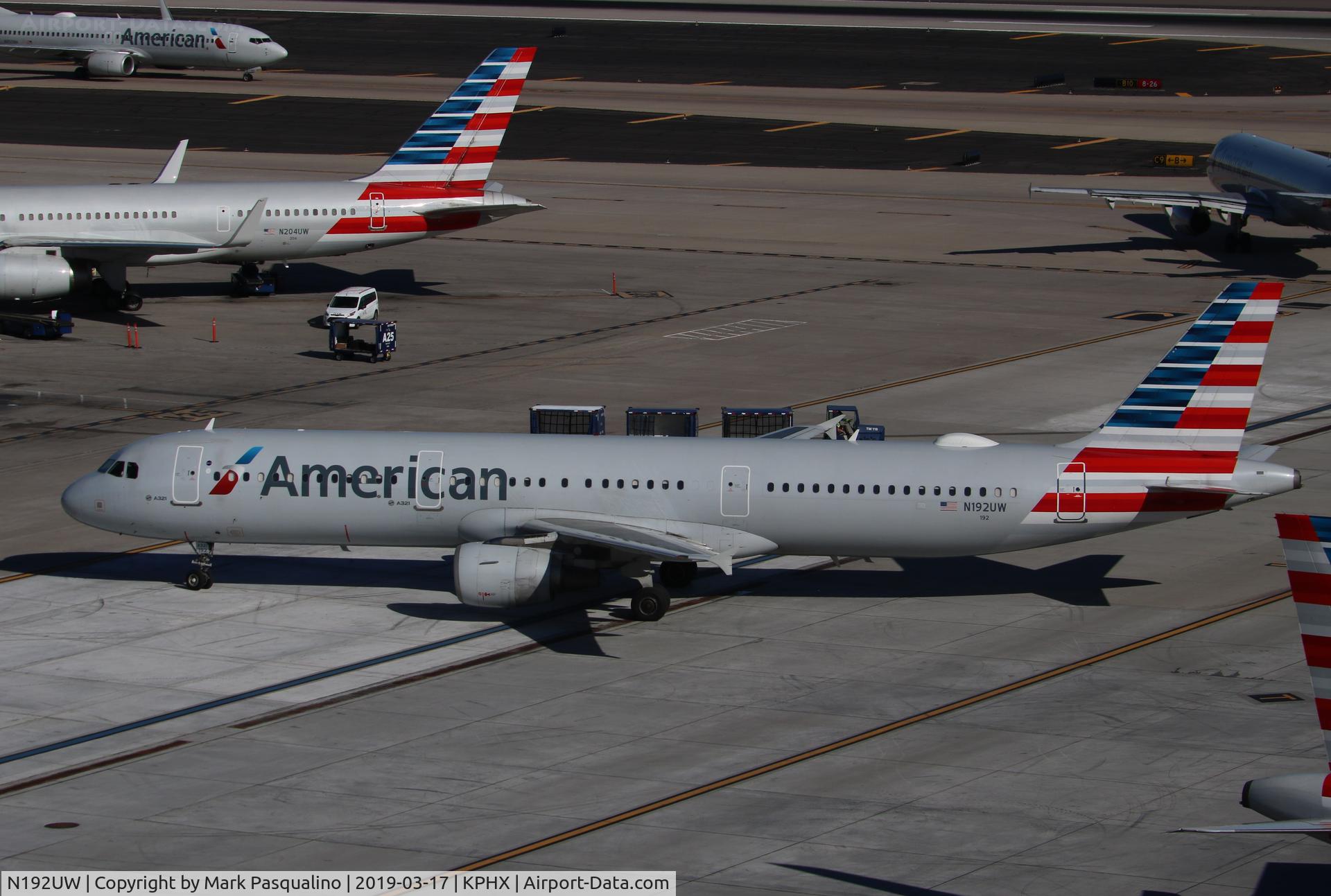 N192UW, 2001 Airbus A321-211 C/N 1496, Airbus A321-211