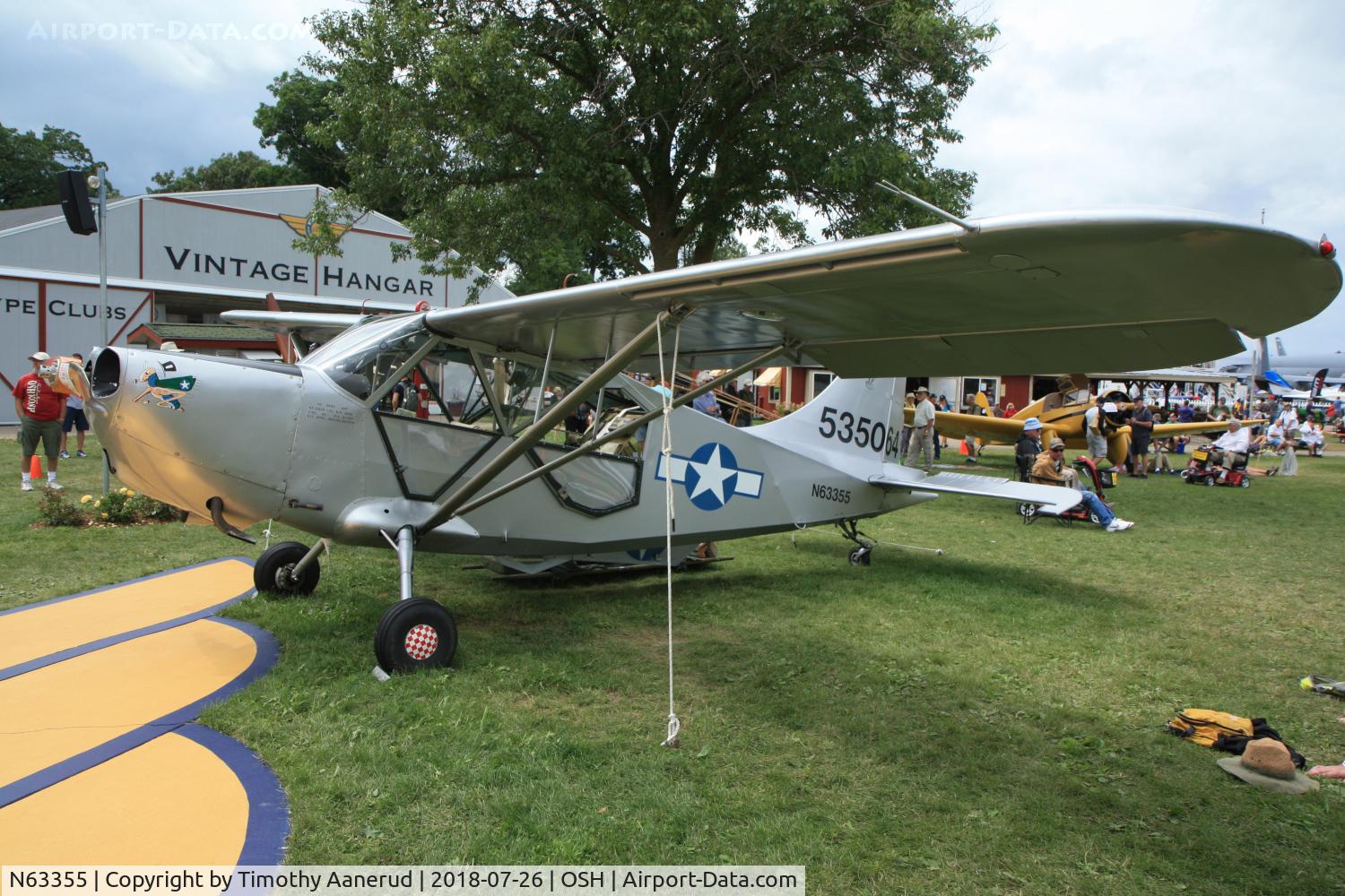 N63355, 1945 Stinson L-5G Sentinel C/N 4646, 1945 Stinson L-5G, c/n: 4646