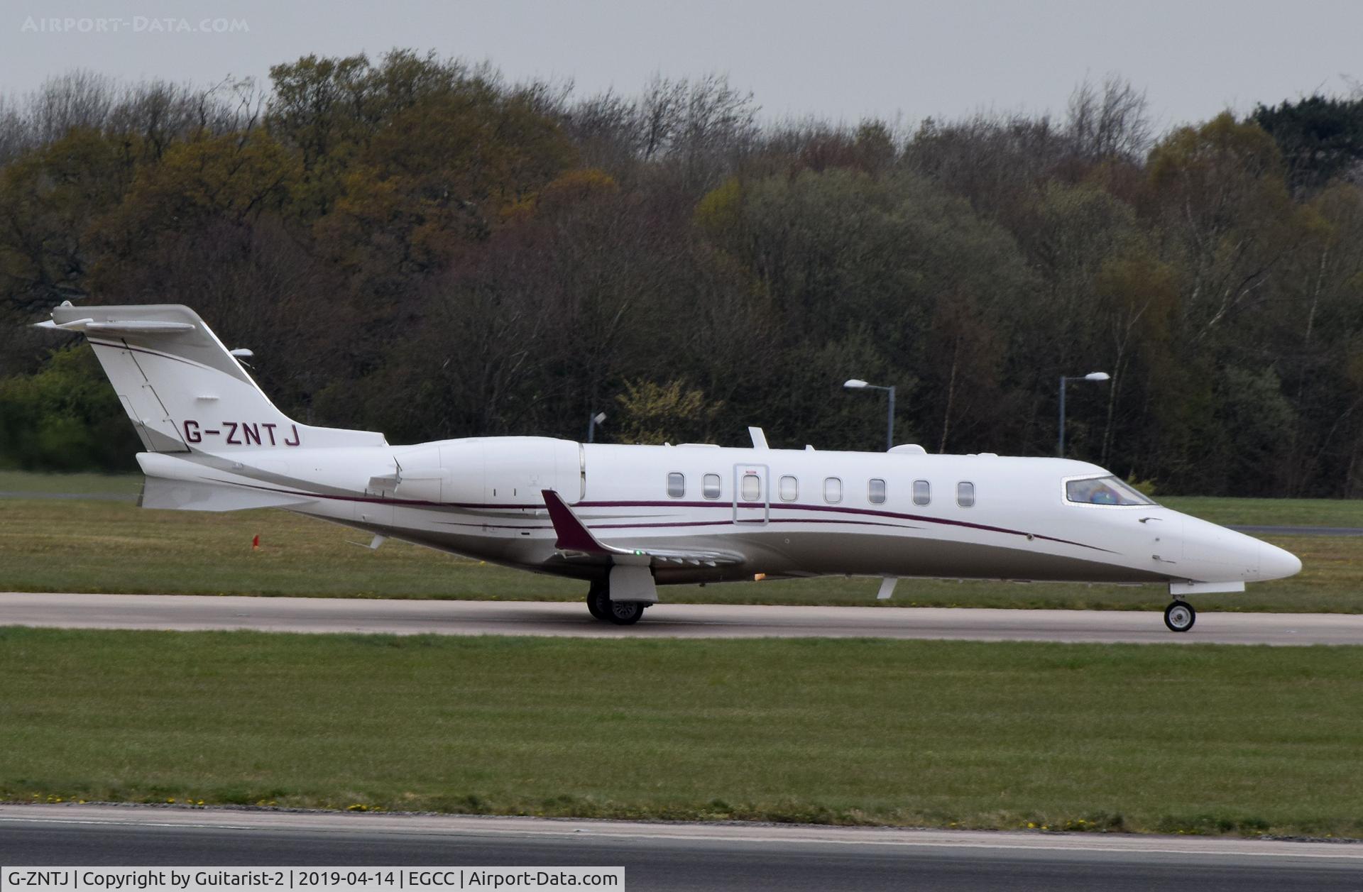 G-ZNTJ, 2018 Learjet 45 C/N 45-562, At Manchester