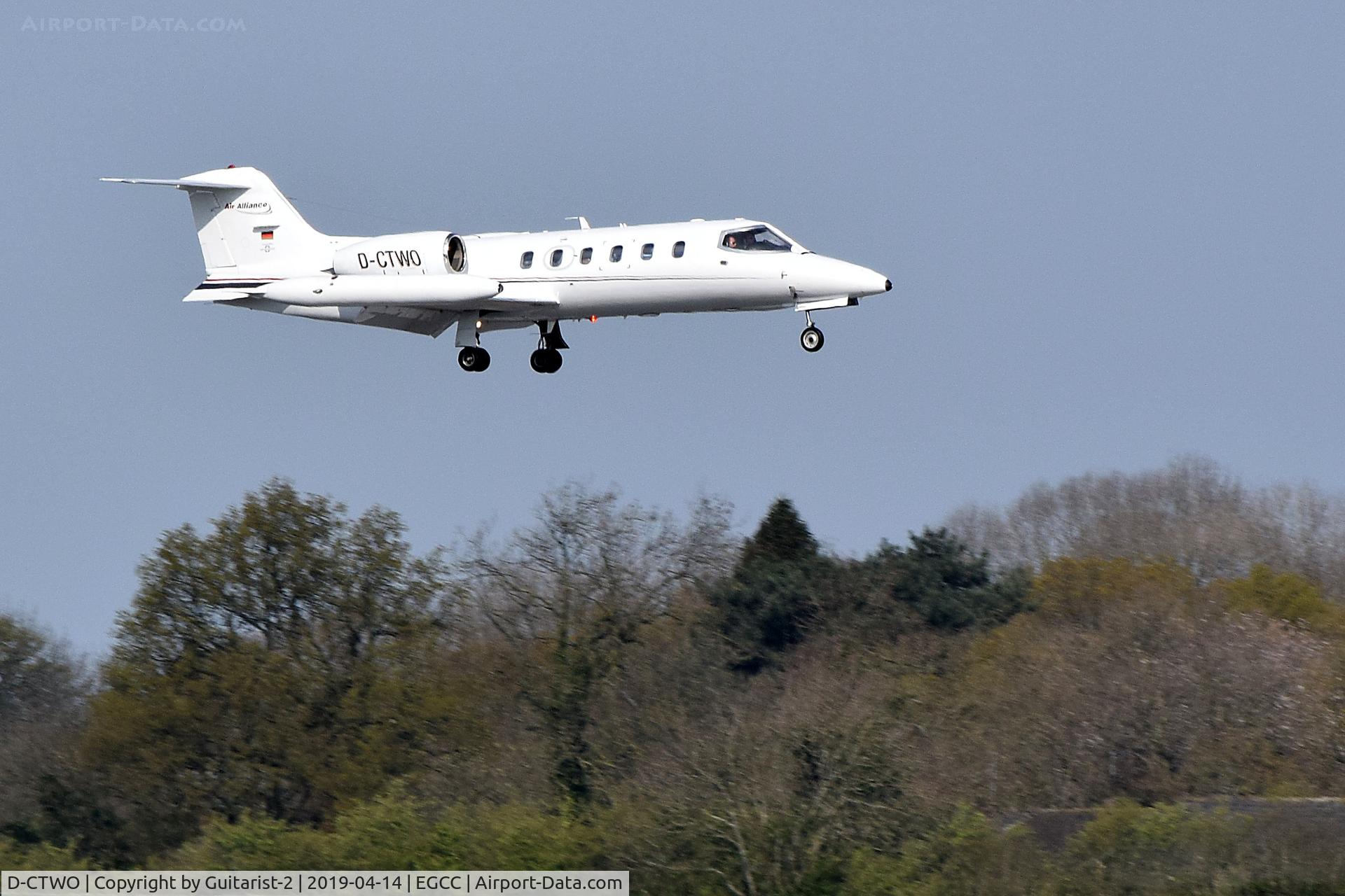 D-CTWO, 1983 Gates Learjet 35A C/N 35A-504, At Manchester