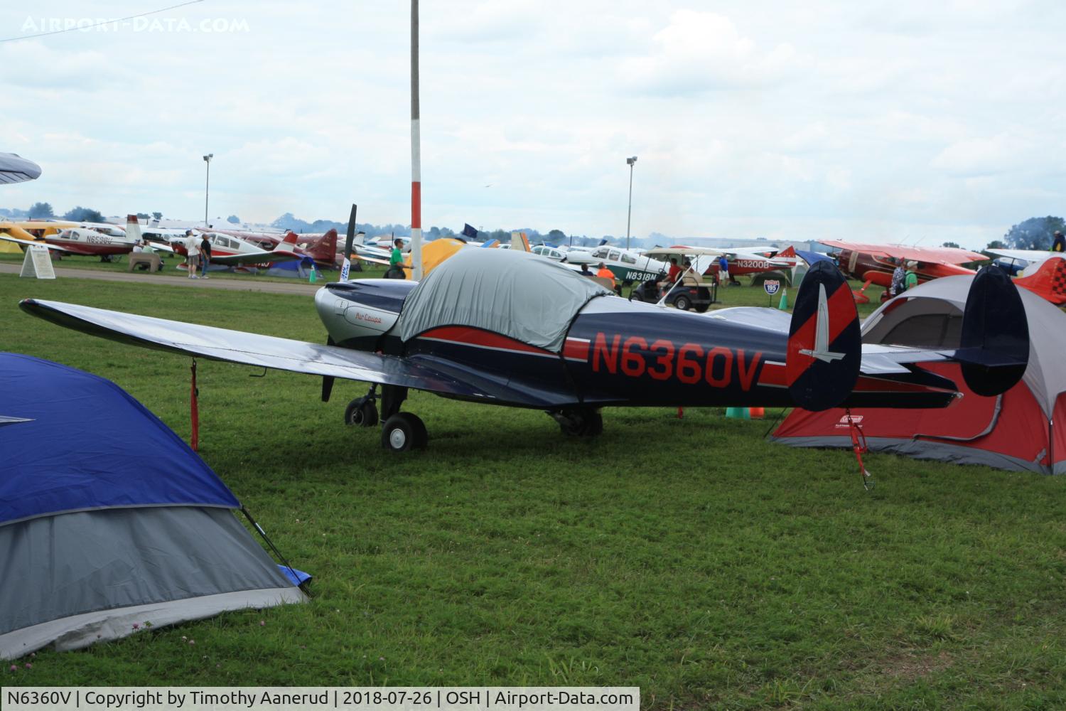 N6360V, 1965 Alon A2 Aircoupe C/N A-36, 1965 Alon A2, c/n: A-36