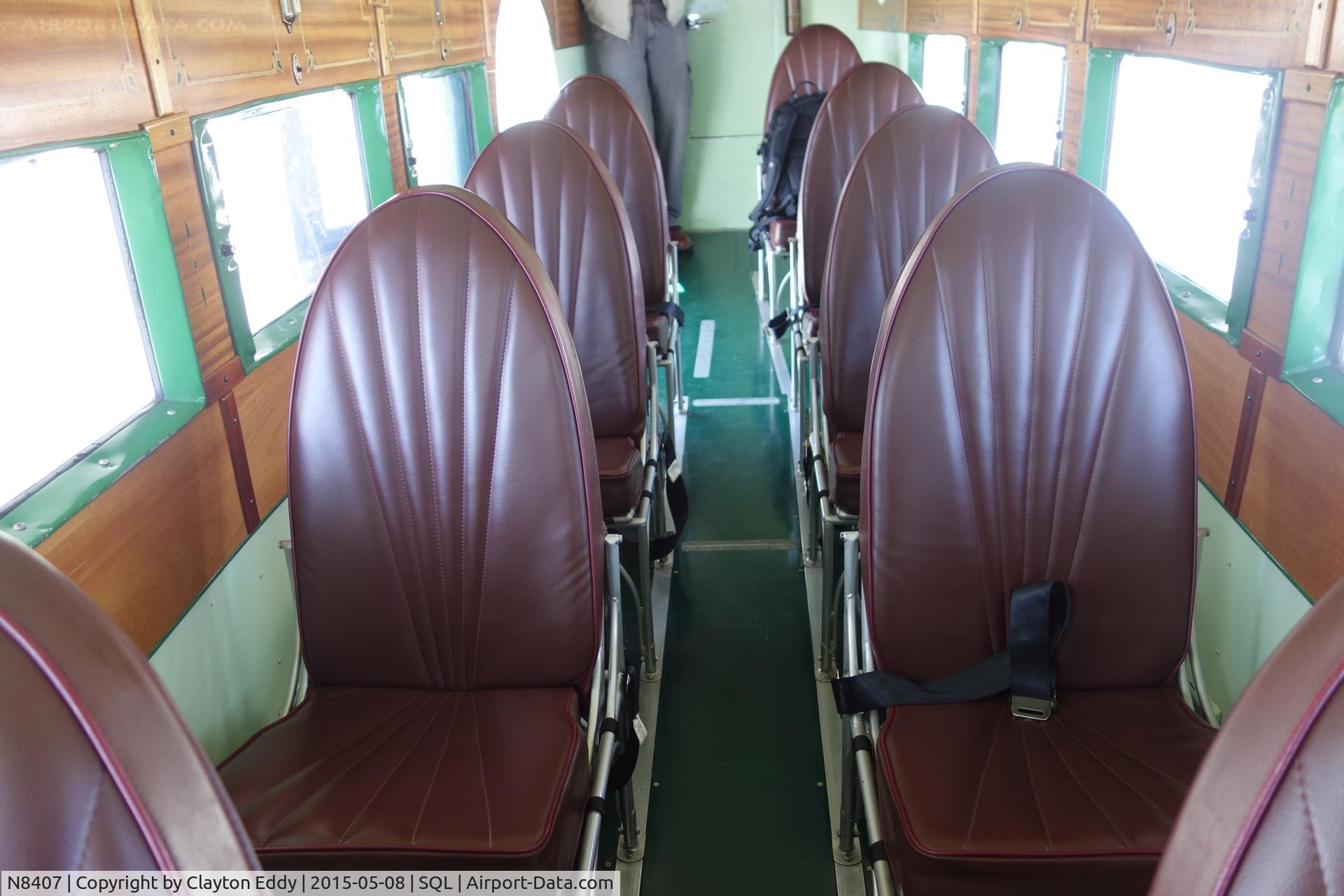 N8407, 1929 Ford 4-AT-E Tri-Motor C/N 69, San Carlos Airport 2015.