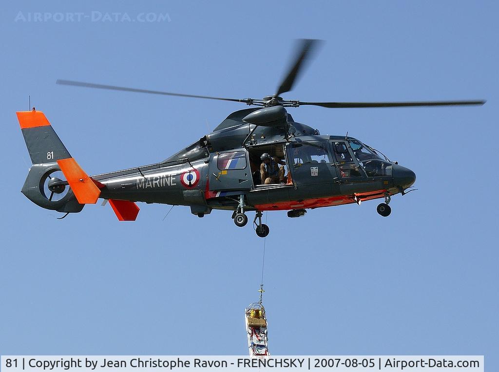 81, Aerospatiale AS-365N Dauphin C/N 6081, Eurocopter AS-365N-2 Dauphin 2 France - Navy