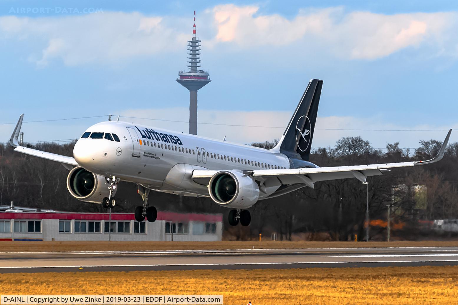 D-AINL, 2018 Airbus A320-271N C/N 8383, new runway