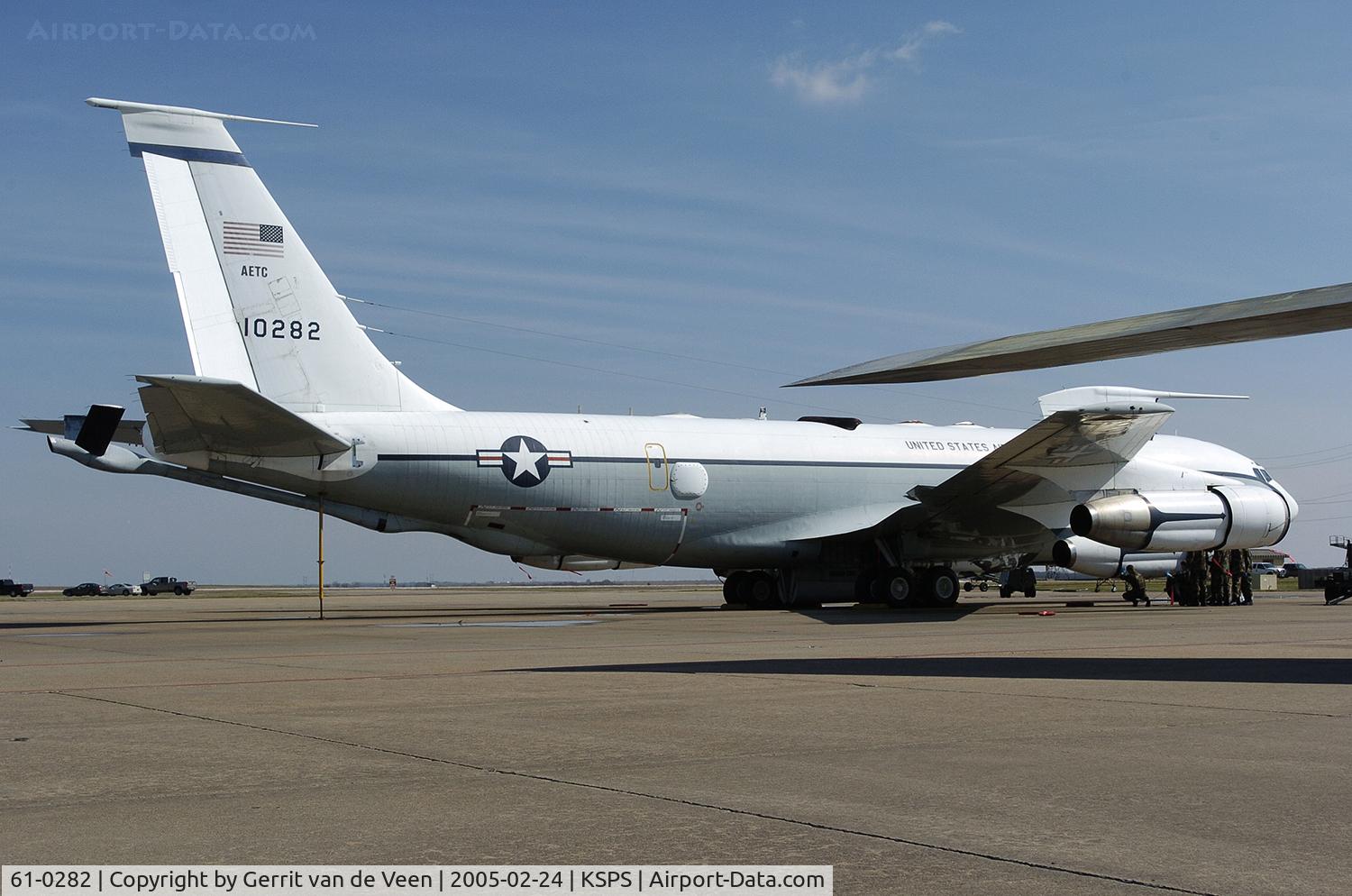 61-0282, 1961 Boeing EC-135H Stratotanker C/N 18189, with AETC titles