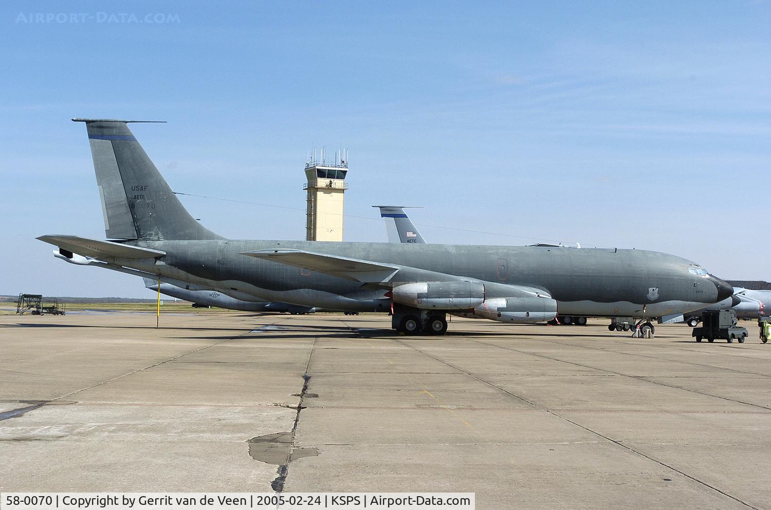 58-0070, 1958 Boeing KC-135A Stratotanker C/N 17815, with AETC titles