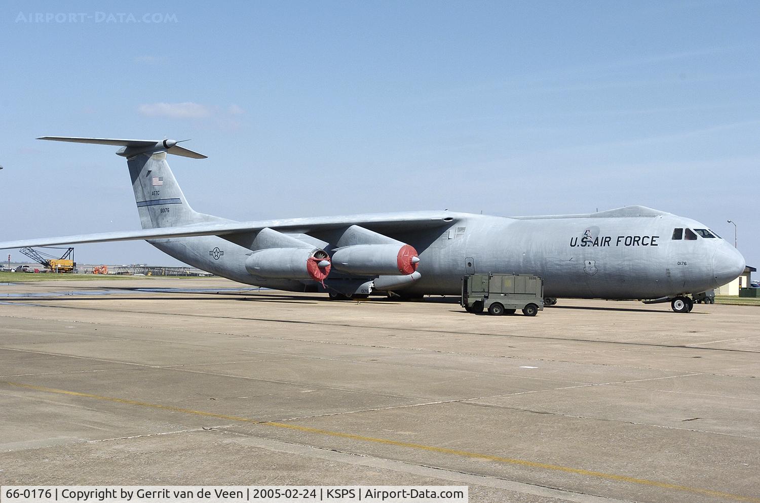 66-0176, 1967 Lockheed C-141B Starlifter C/N 300-6202, with AETC titles
