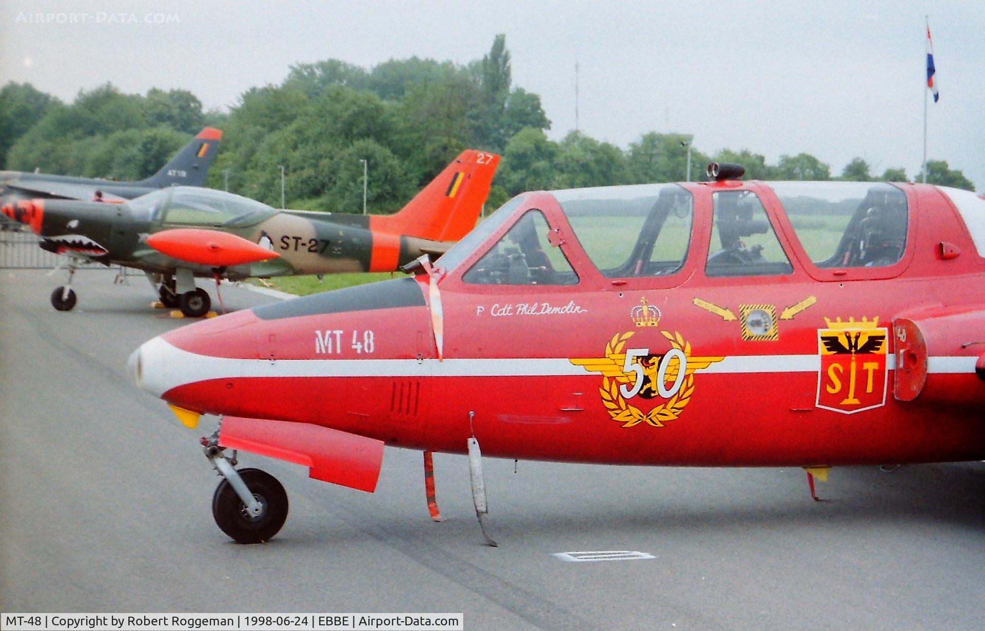 MT-48, Fouga CM-170R Magister C/N 204, RED DEVIL.50 YEARS.