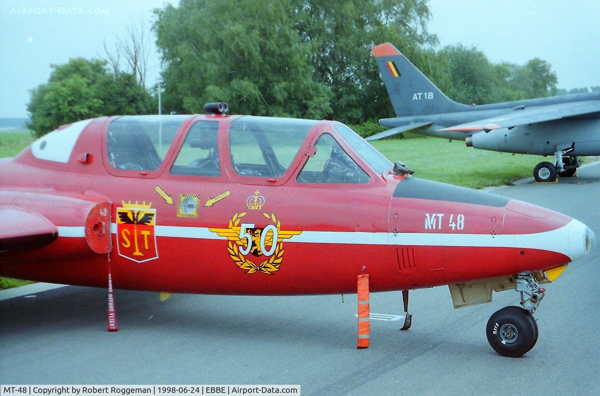 MT-48, Fouga CM-170R Magister C/N 204, RED DEVIL.50 YEARS.