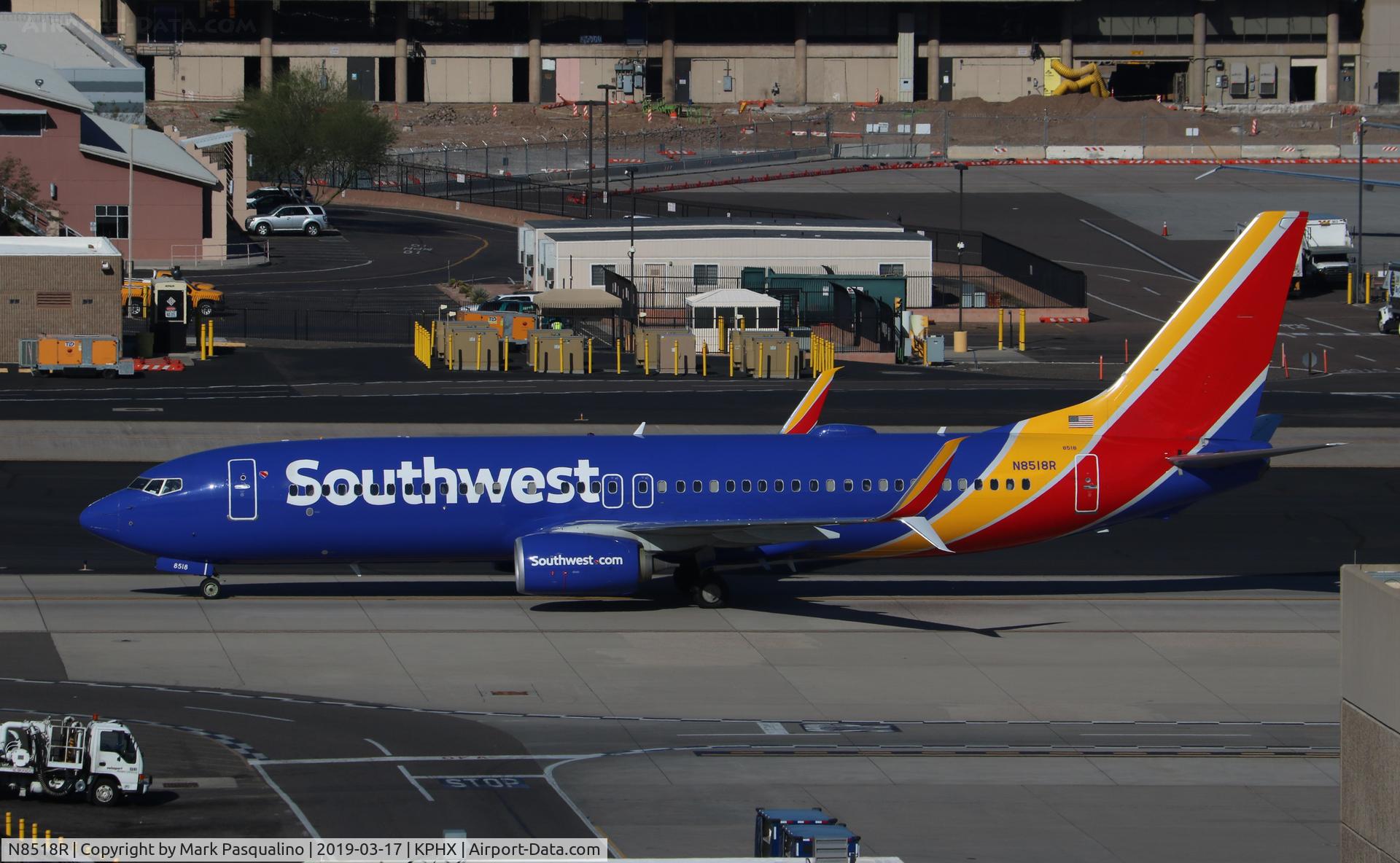 N8518R, 2016 Boeing 737-8H4 C/N 63593, Boeing 737-8H4