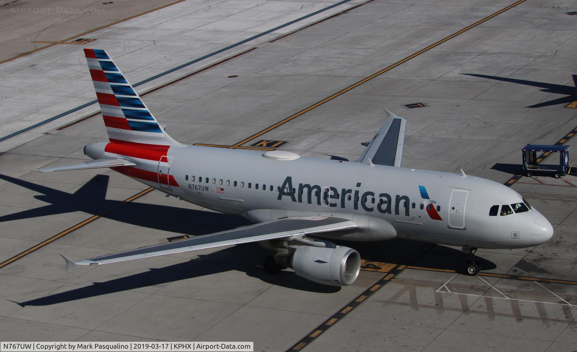 N767UW, 2000 Airbus A319-112 C/N 1382, Airbus A319-112