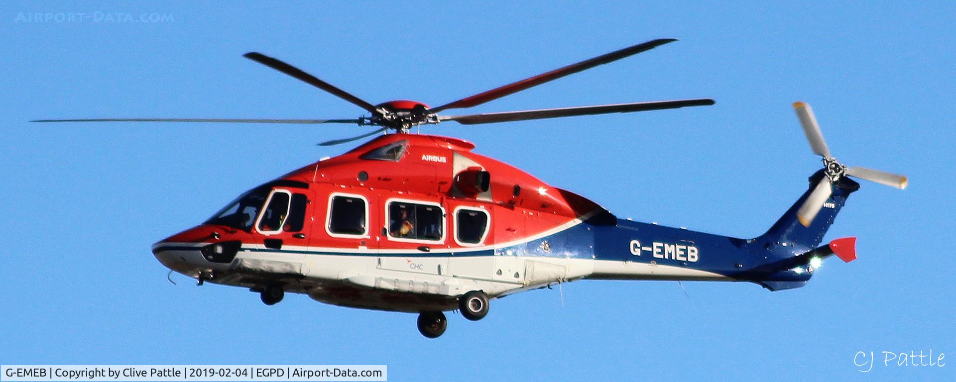 G-EMEB, 2017 Airbus Helicopters EC-175B C/N 5030, At Aberdeen