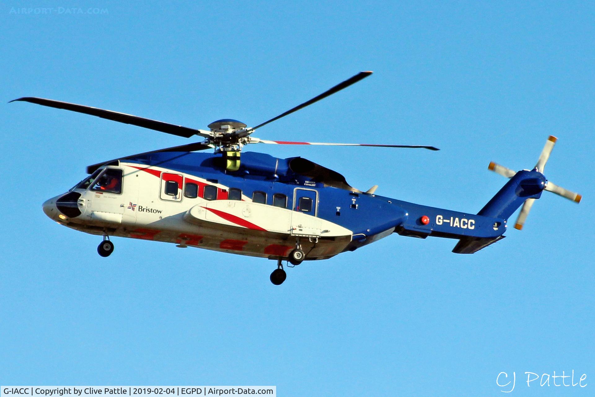 G-IACC, 2007 Sikorsky S-92A C/N 920063, On duty at Aberdeen