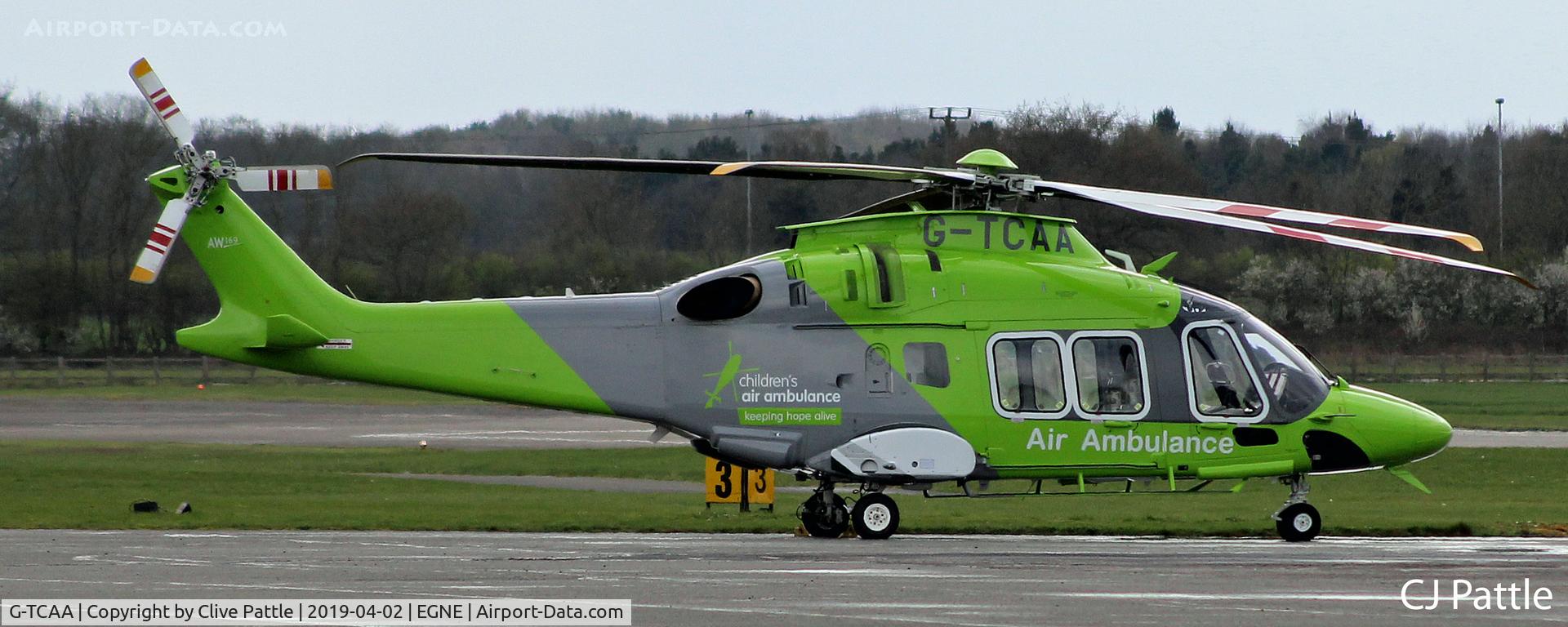 G-TCAA, 2016 AgustaWestland AW-169 C/N 69038, On the ramp @ Gamston