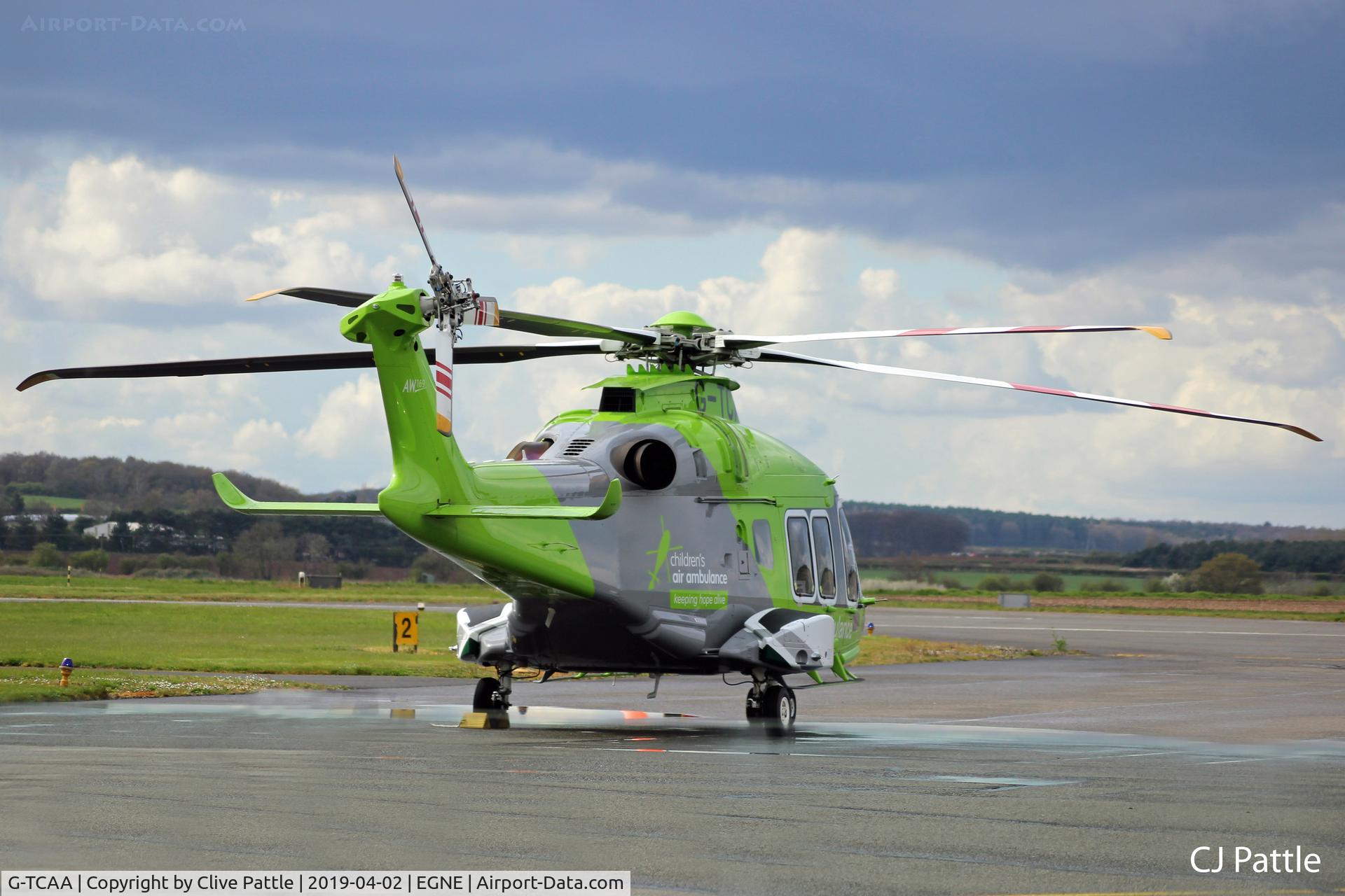 G-TCAA, 2016 AgustaWestland AW-169 C/N 69038, On the ramp @ Gamston