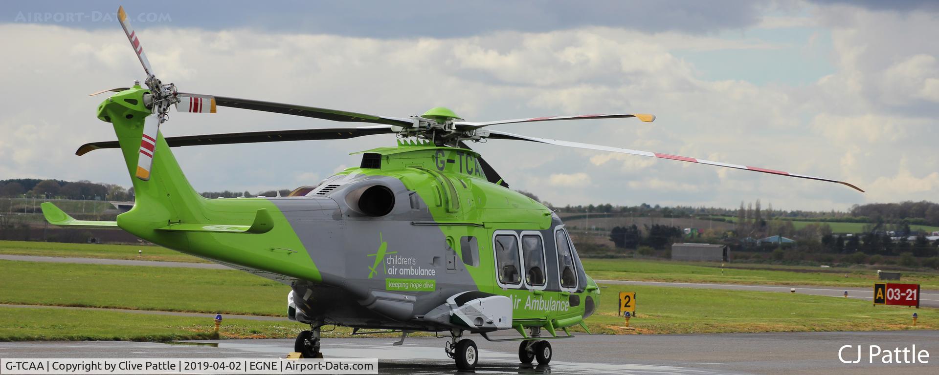 G-TCAA, 2016 AgustaWestland AW-169 C/N 69038, On the ramp @ Gamston