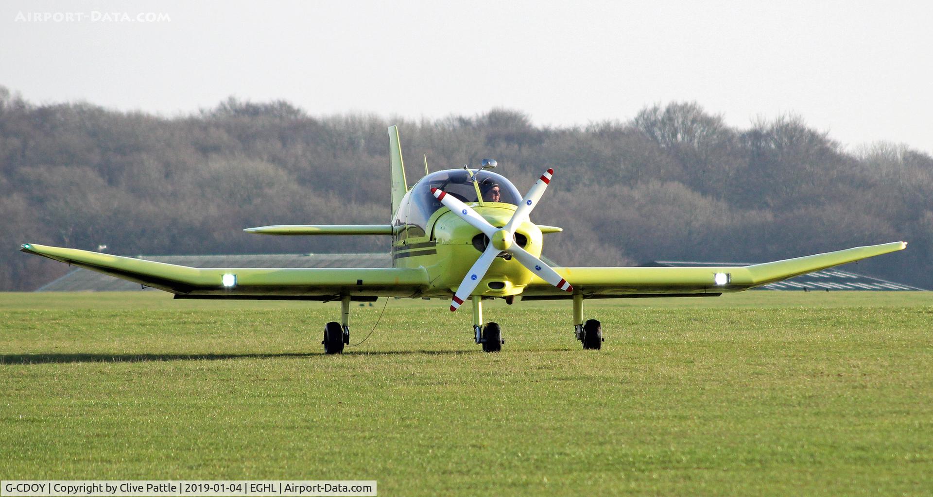 G-CDOY, 1977 Robin DR-400-180R Remorqueur Regent C/N 1206, Full frontal @ Lasham