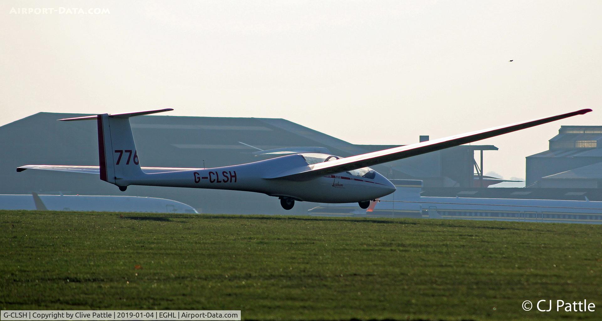 G-CLSH, 2016 Schleicher ASK-21 C/N 21940, Under Tow @ Lasham