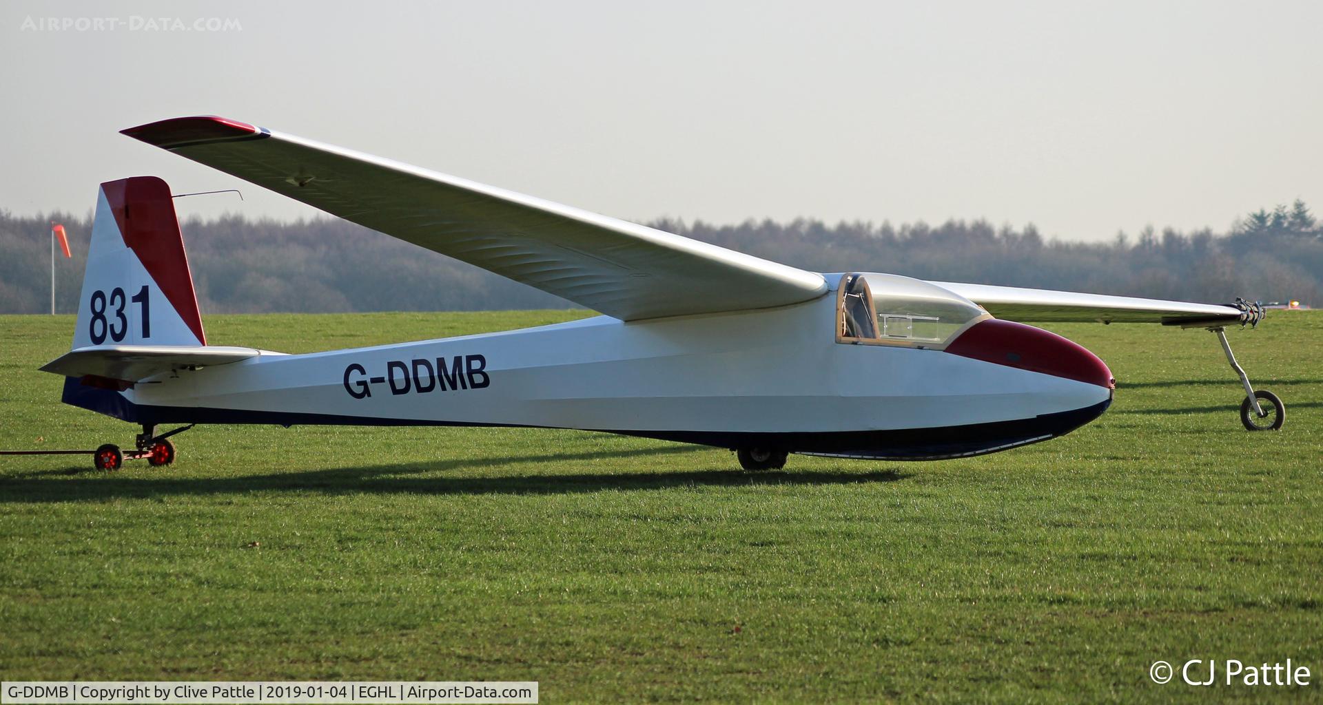 G-DDMB, 1963 Schleicher K-8B C/N 8209, In action @ Lasham