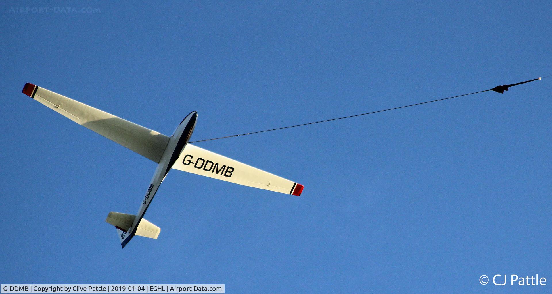 G-DDMB, 1963 Schleicher K-8B C/N 8209, Winch launch @ Lasham