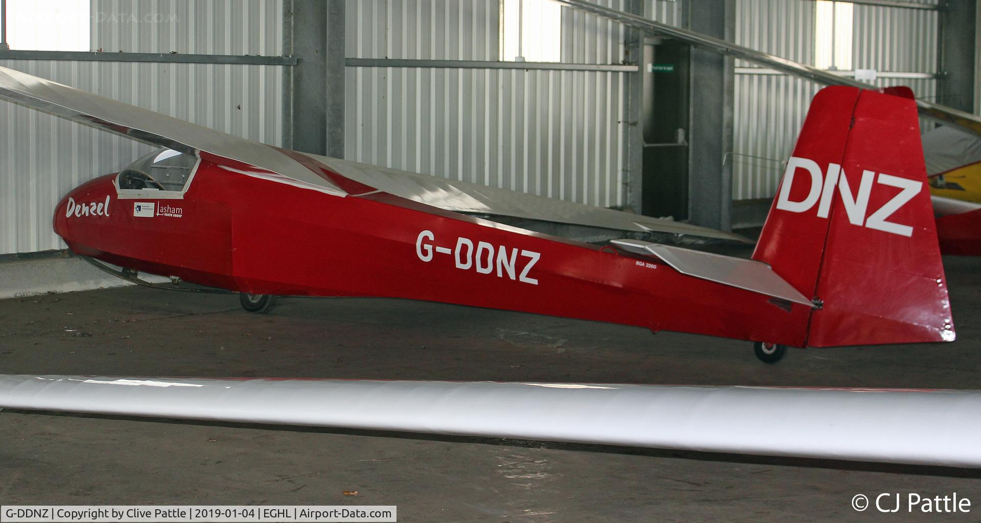 G-DDNZ, 1962 Schleicher K-8B C/N 8095, Hangared @ Lasham