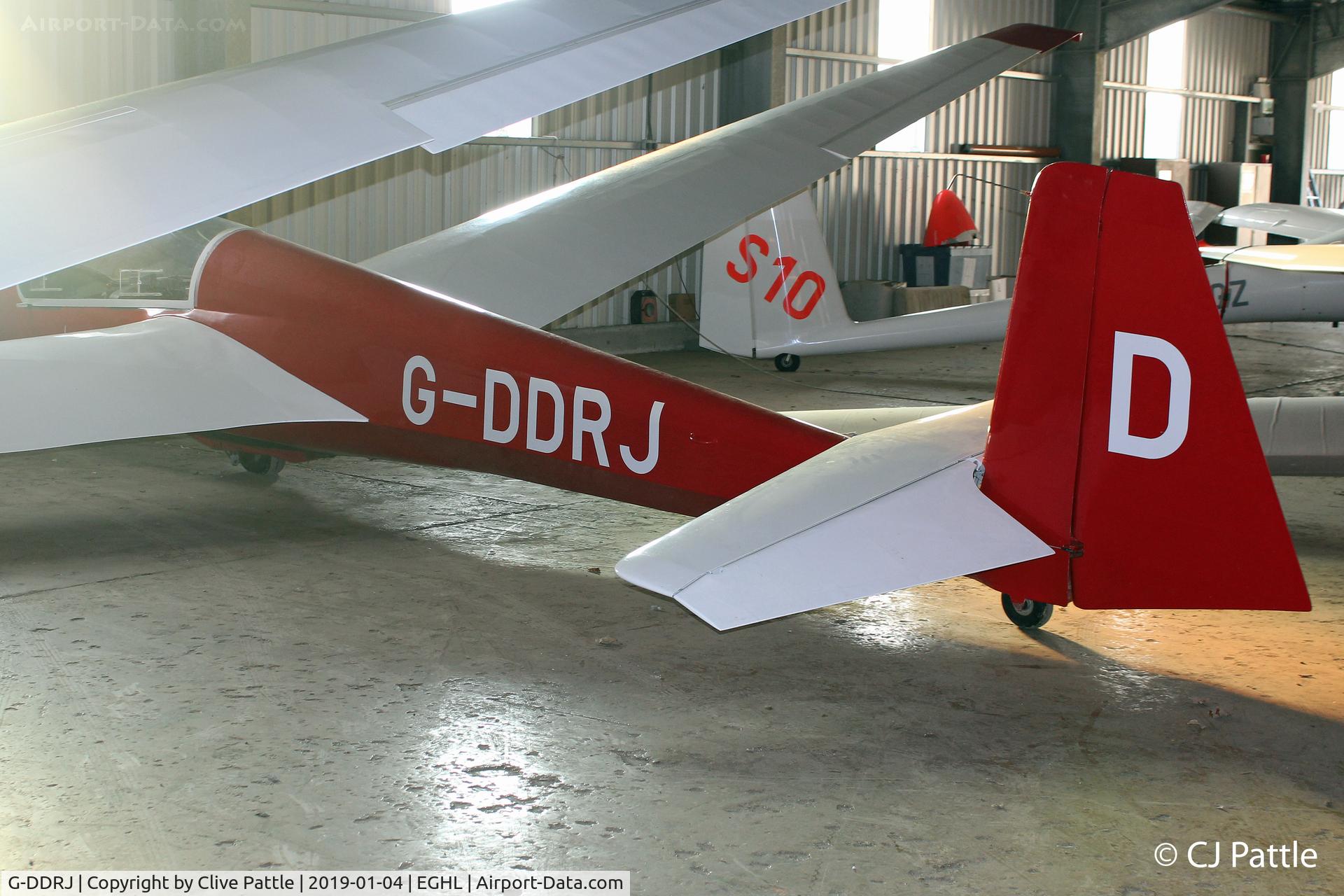 G-DDRJ, Schleicher Ka-6E Rhonsegler C/N 13583, Hangared @ Lasham