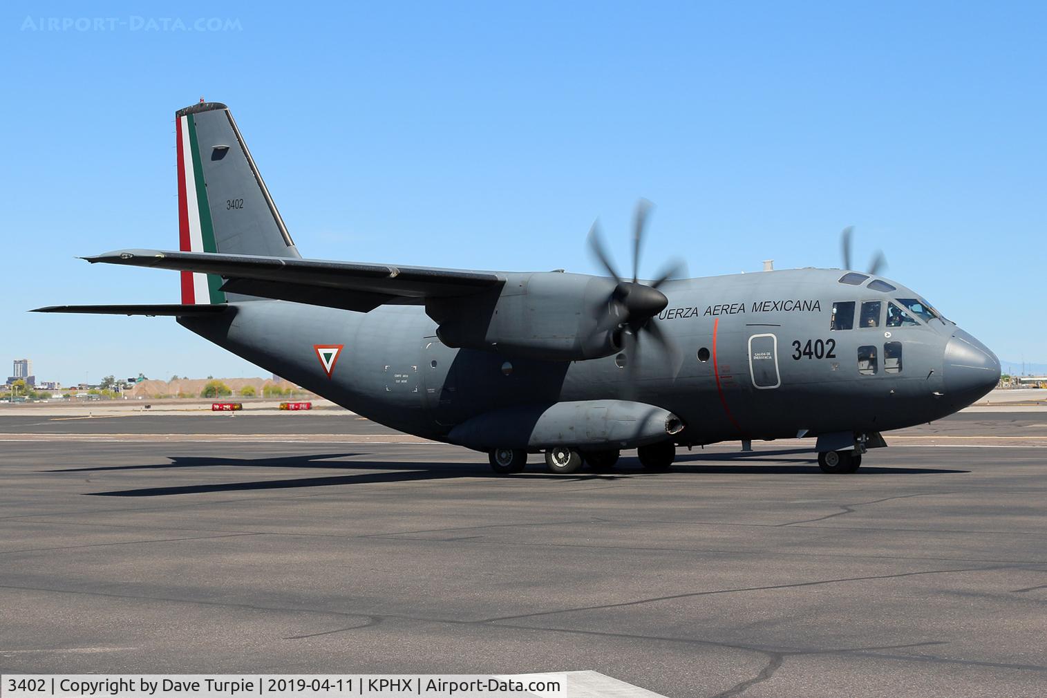 3402, Alenia C-27J  Spartan C/N 4128, Fuerza Aerea Mexicana
