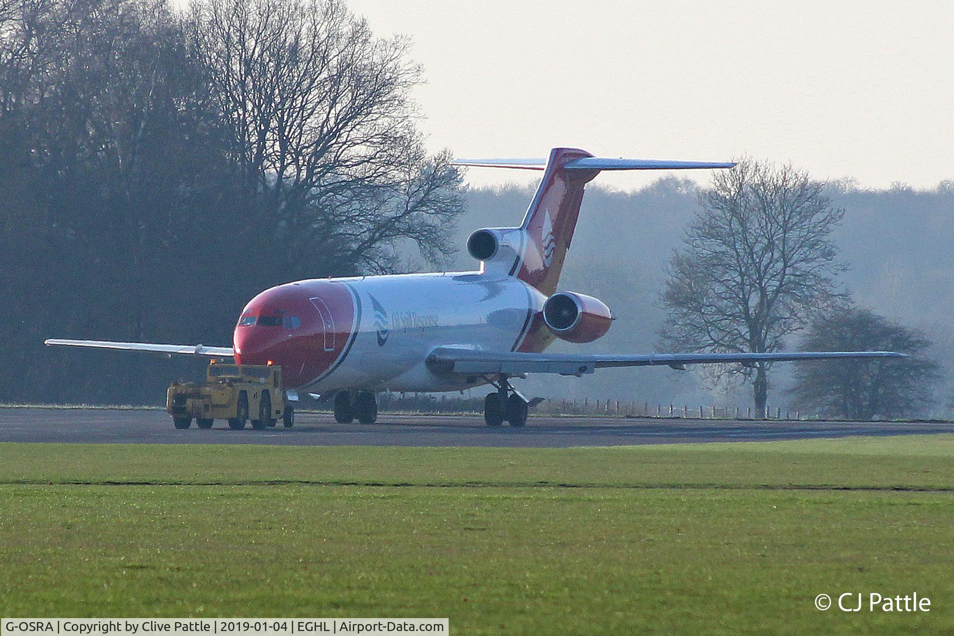 G-OSRA, 1984 Boeing 727-2S2F C/N 22938, Taxy @ Lasham